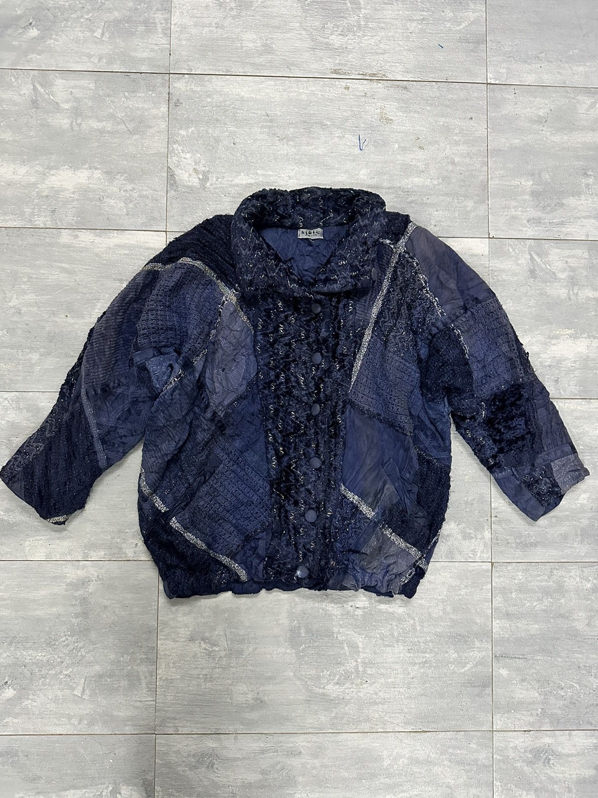 BIGI 🔥Vintage🔥 Bigi Mode Japan Sashiko/Boro Button Ups Jacket Size US L / EU 52-54 / 3 - 2 Thumbnail