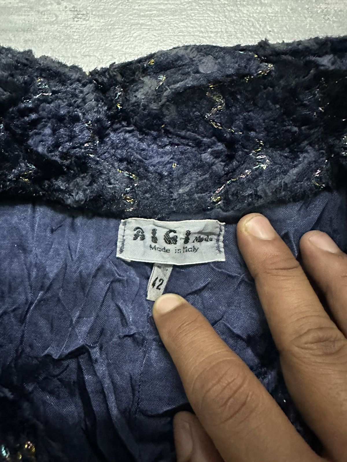 BIGI 🔥Vintage🔥 Bigi Mode Japan Sashiko/Boro Button Ups Jacket Size US L / EU 52-54 / 3 - 7 Thumbnail