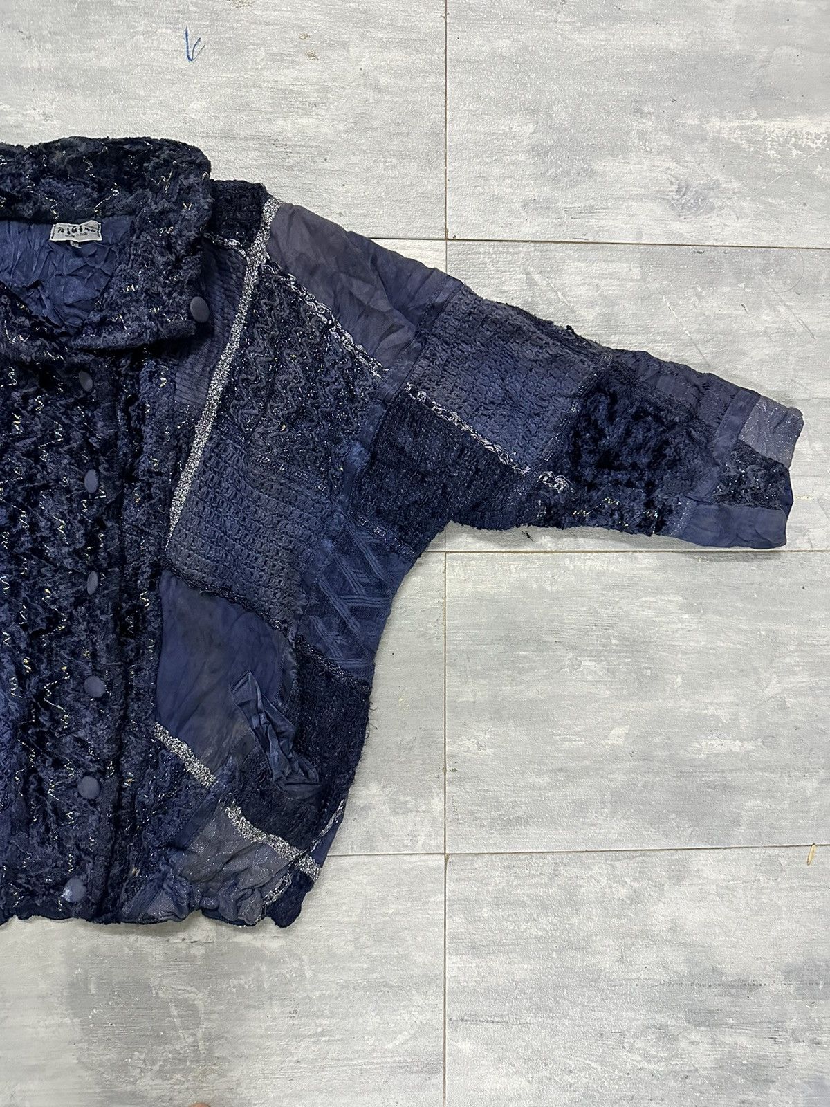 BIGI 🔥Vintage🔥 Bigi Mode Japan Sashiko/Boro Button Ups Jacket Size US L / EU 52-54 / 3 - 4 Thumbnail
