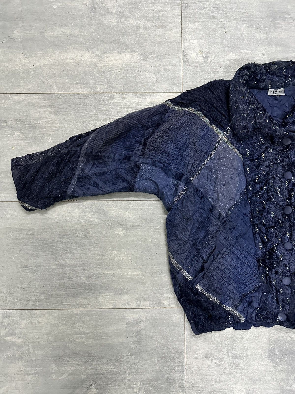 BIGI 🔥Vintage🔥 Bigi Mode Japan Sashiko/Boro Button Ups Jacket Size US L / EU 52-54 / 3 - 5 Thumbnail
