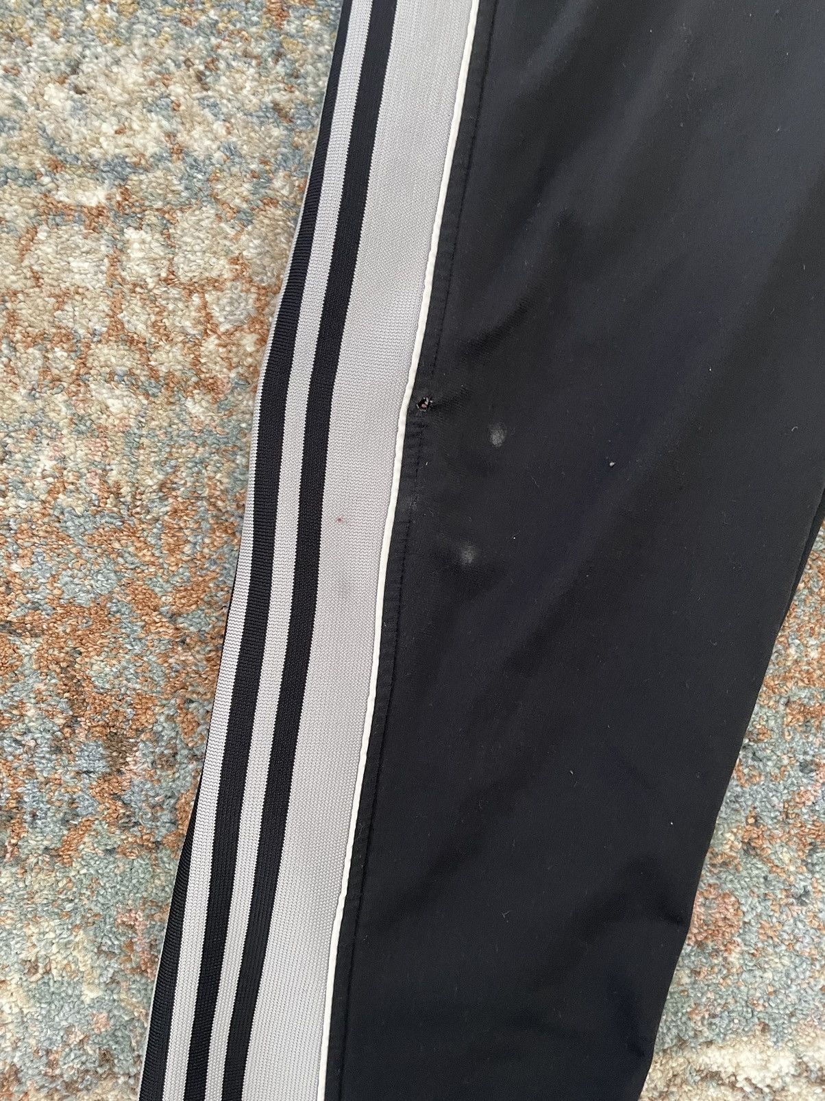 Vintage VTG Adidas Sweatpants Snap Medium black Y2K Size US 30 / EU 46 - 4 Thumbnail