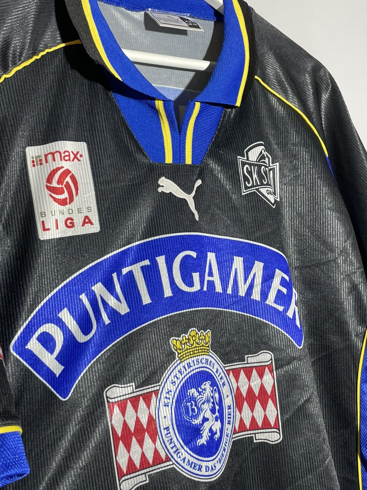 Puma × Vintage Sturm Graz Puma Vintage 1998/99 Away2 Football Shirt Size US XXL / EU 58 / 5 - 4 Thumbnail