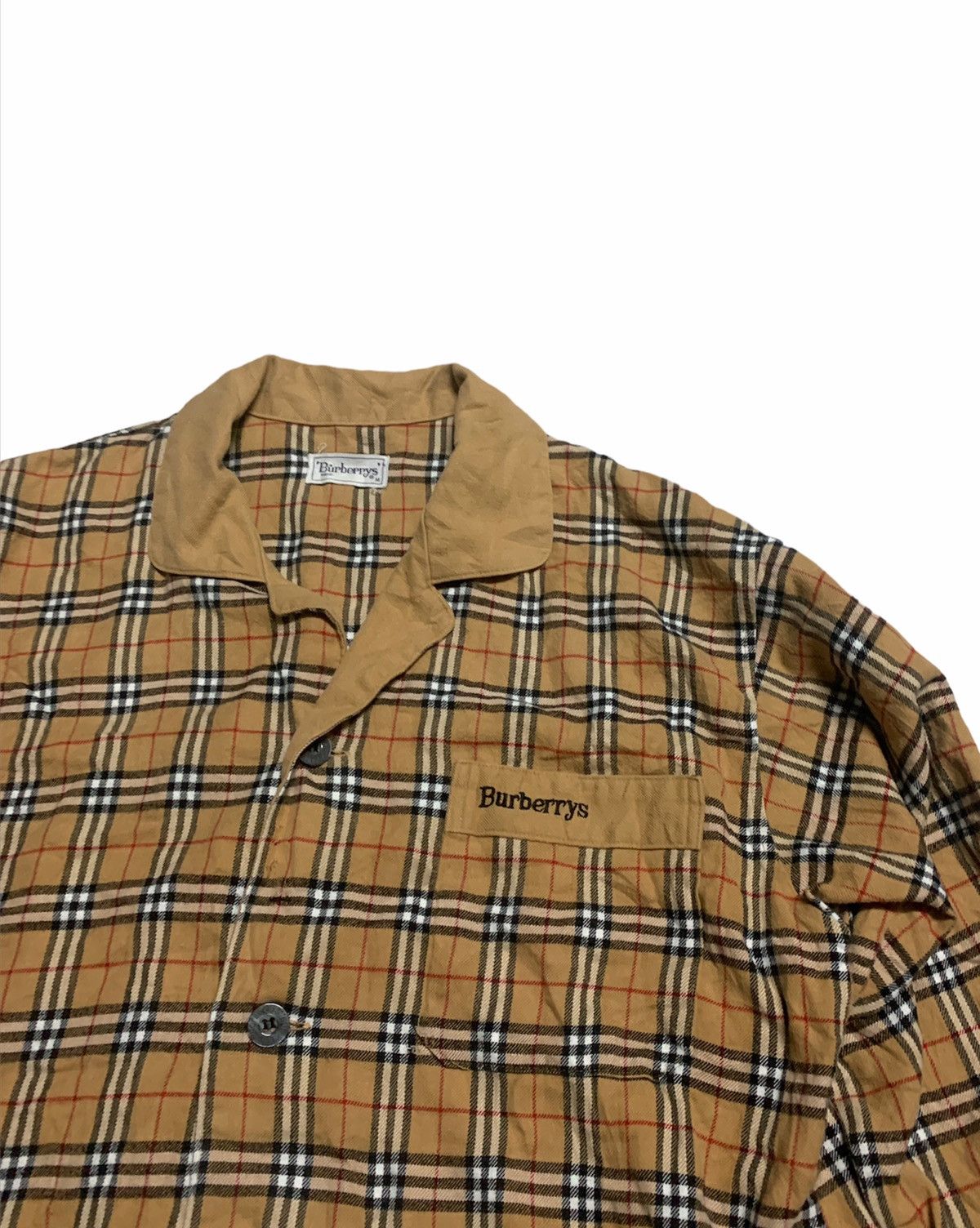 Burberry × Vintage Vintage Burberry London nova check top pyjamas Size US M / EU 48-50 / 2 - 5 Thumbnail
