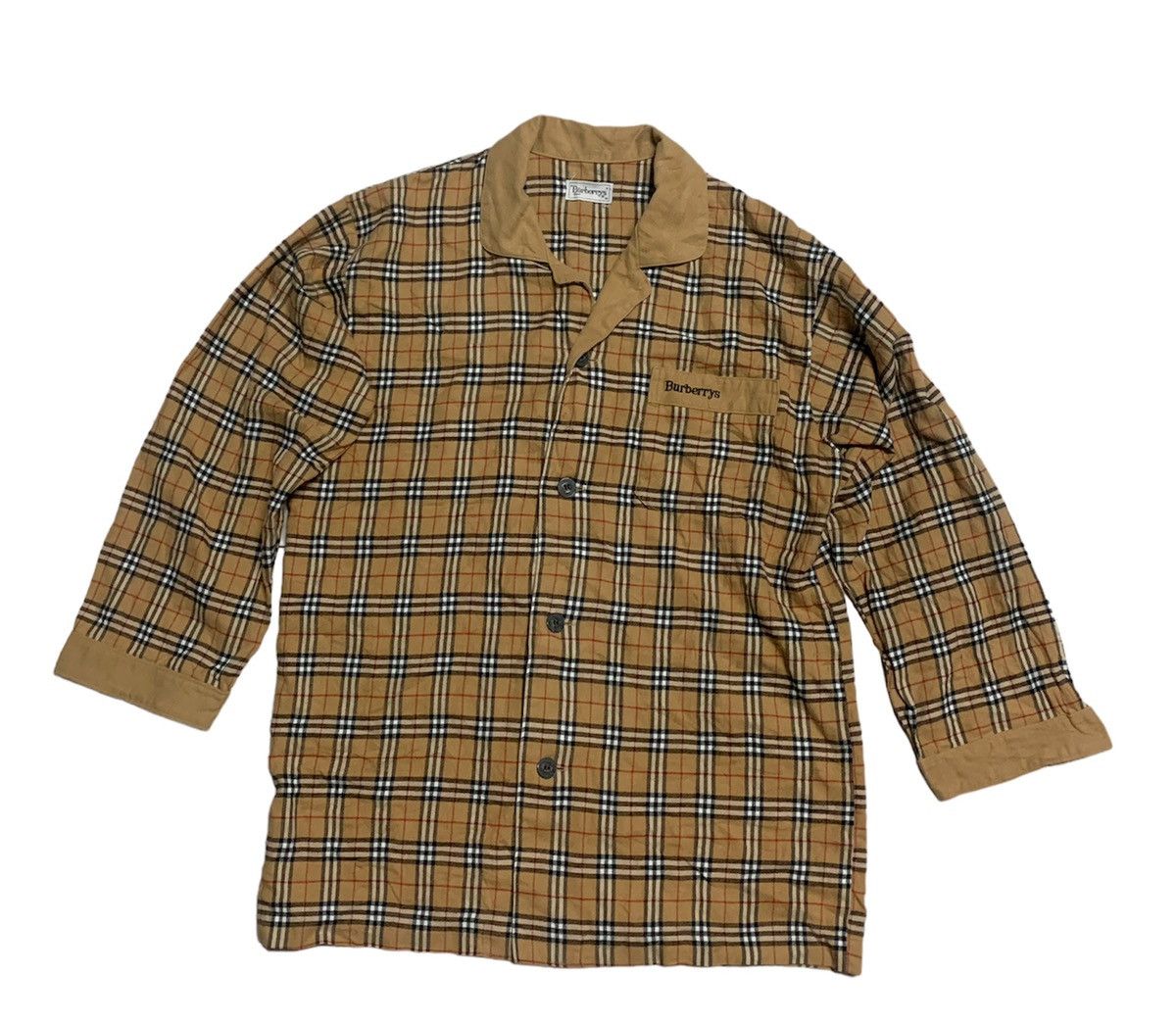 Burberry × Vintage Vintage Burberry London nova check top pyjamas Size US M / EU 48-50 / 2 - 1 Thumbnail