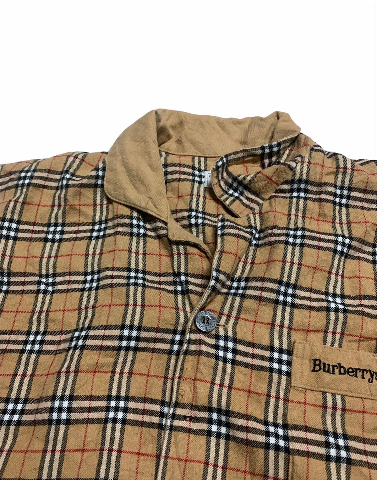 Burberry × Vintage Vintage Burberry London nova check top pyjamas Size US M / EU 48-50 / 2 - 6 Thumbnail
