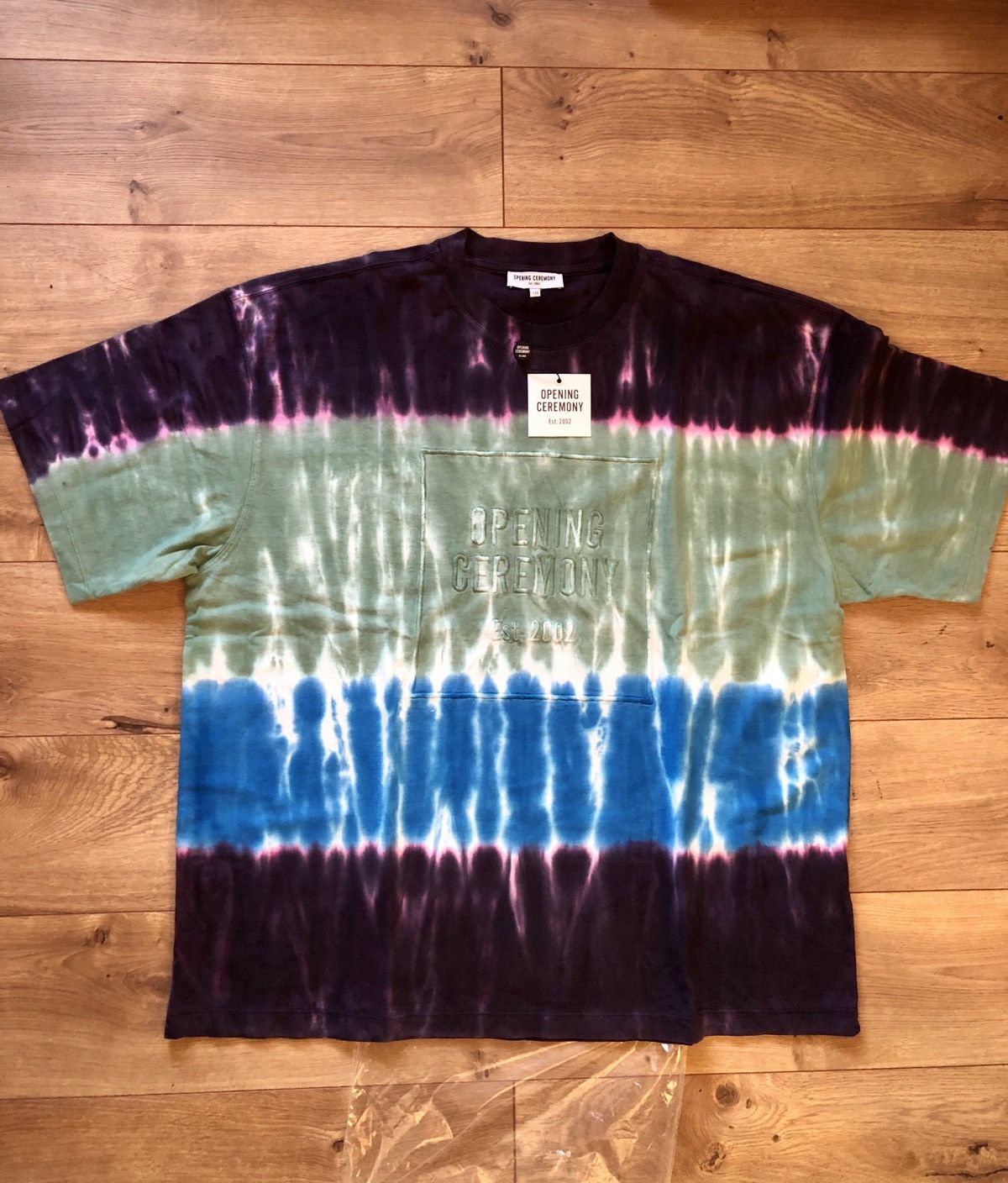 Opening Ceremony Opening Ceremony Embroidered Wide Cut Tie Dye Tee Size US L / EU 52-54 / 3 - 2 Thumbnail