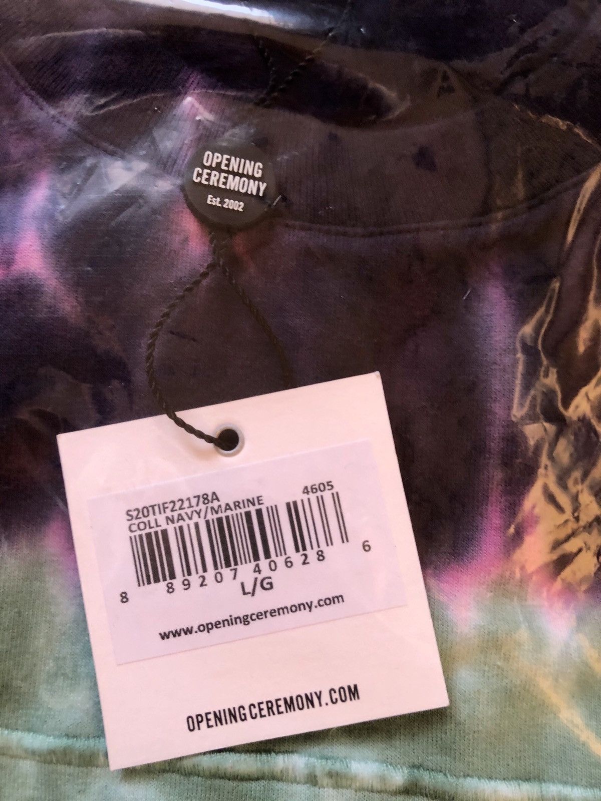 Opening Ceremony Opening Ceremony Embroidered Wide Cut Tie Dye Tee Size US L / EU 52-54 / 3 - 23 Thumbnail