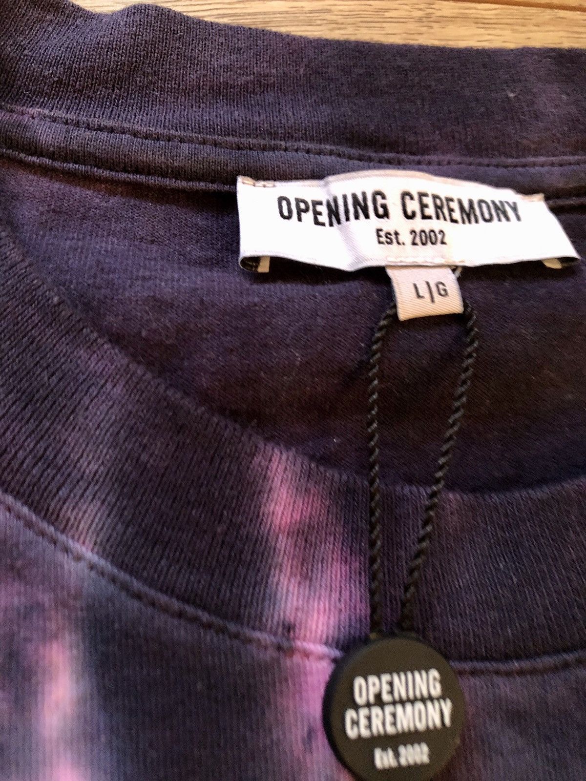 Opening Ceremony Opening Ceremony Embroidered Wide Cut Tie Dye Tee Size US L / EU 52-54 / 3 - 17 Thumbnail