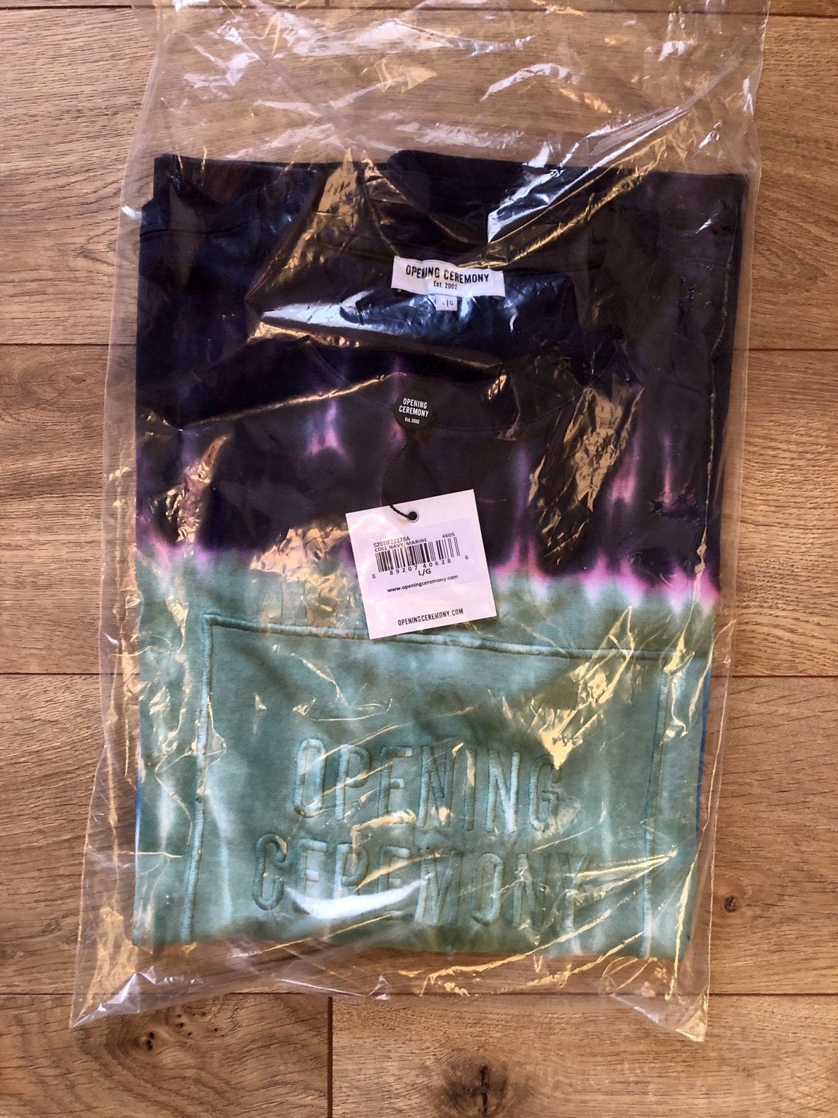 Opening Ceremony Opening Ceremony Embroidered Wide Cut Tie Dye Tee Size US L / EU 52-54 / 3 - 25 Thumbnail