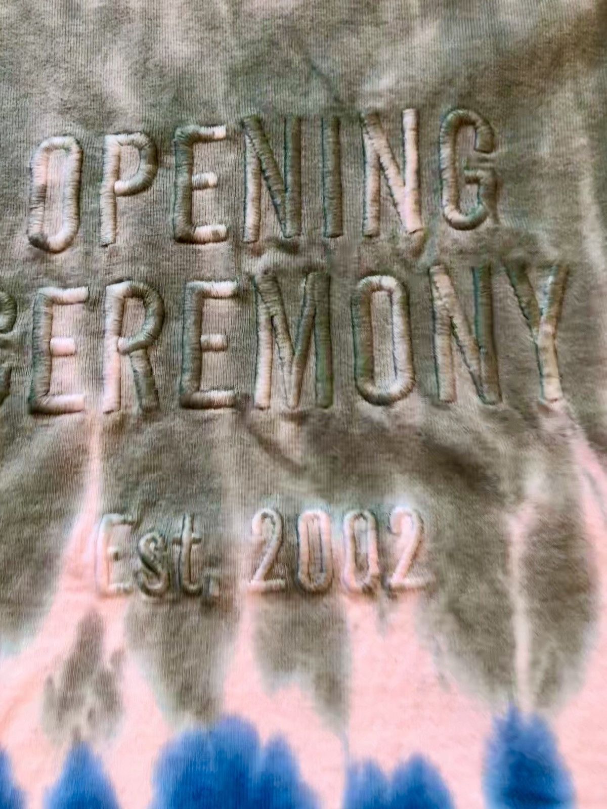 Opening Ceremony Opening Ceremony Embroidered Wide Cut Tie Dye Tee Size US L / EU 52-54 / 3 - 22 Thumbnail