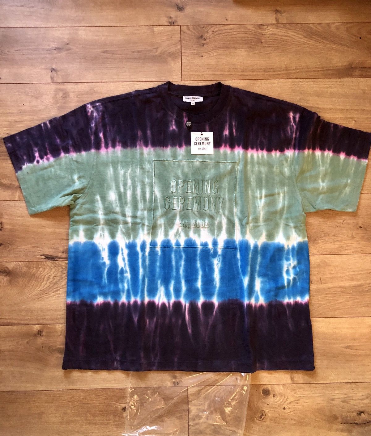 Opening Ceremony Opening Ceremony Embroidered Wide Cut Tie Dye Tee Size US L / EU 52-54 / 3 - 1 Thumbnail