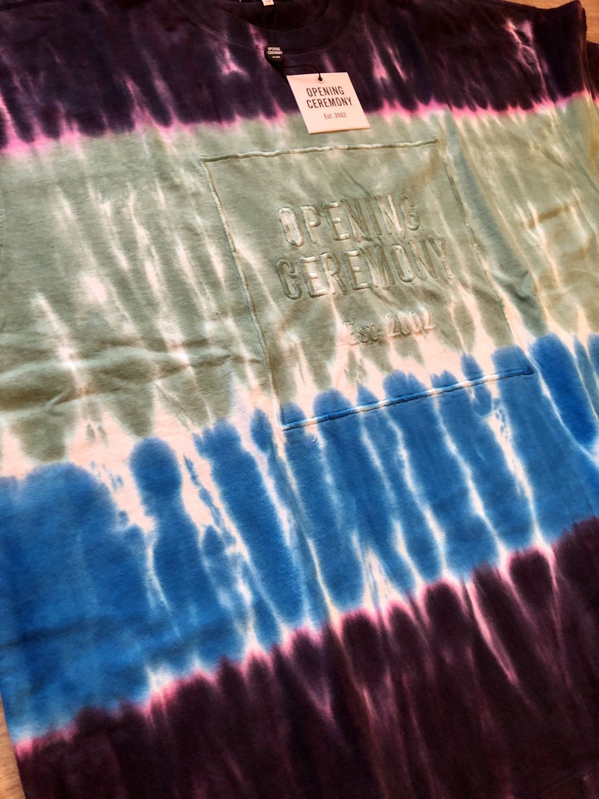Opening Ceremony Opening Ceremony Embroidered Wide Cut Tie Dye Tee Size US L / EU 52-54 / 3 - 18 Thumbnail