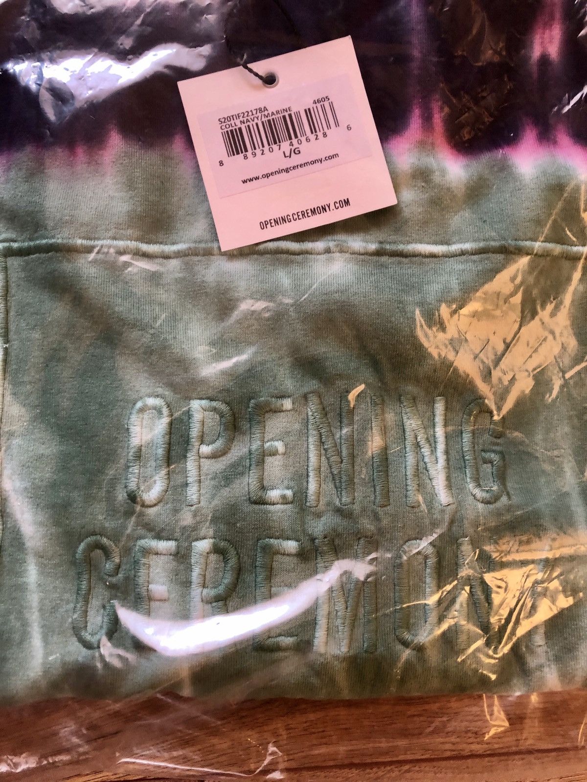 Opening Ceremony Opening Ceremony Embroidered Wide Cut Tie Dye Tee Size US L / EU 52-54 / 3 - 24 Thumbnail