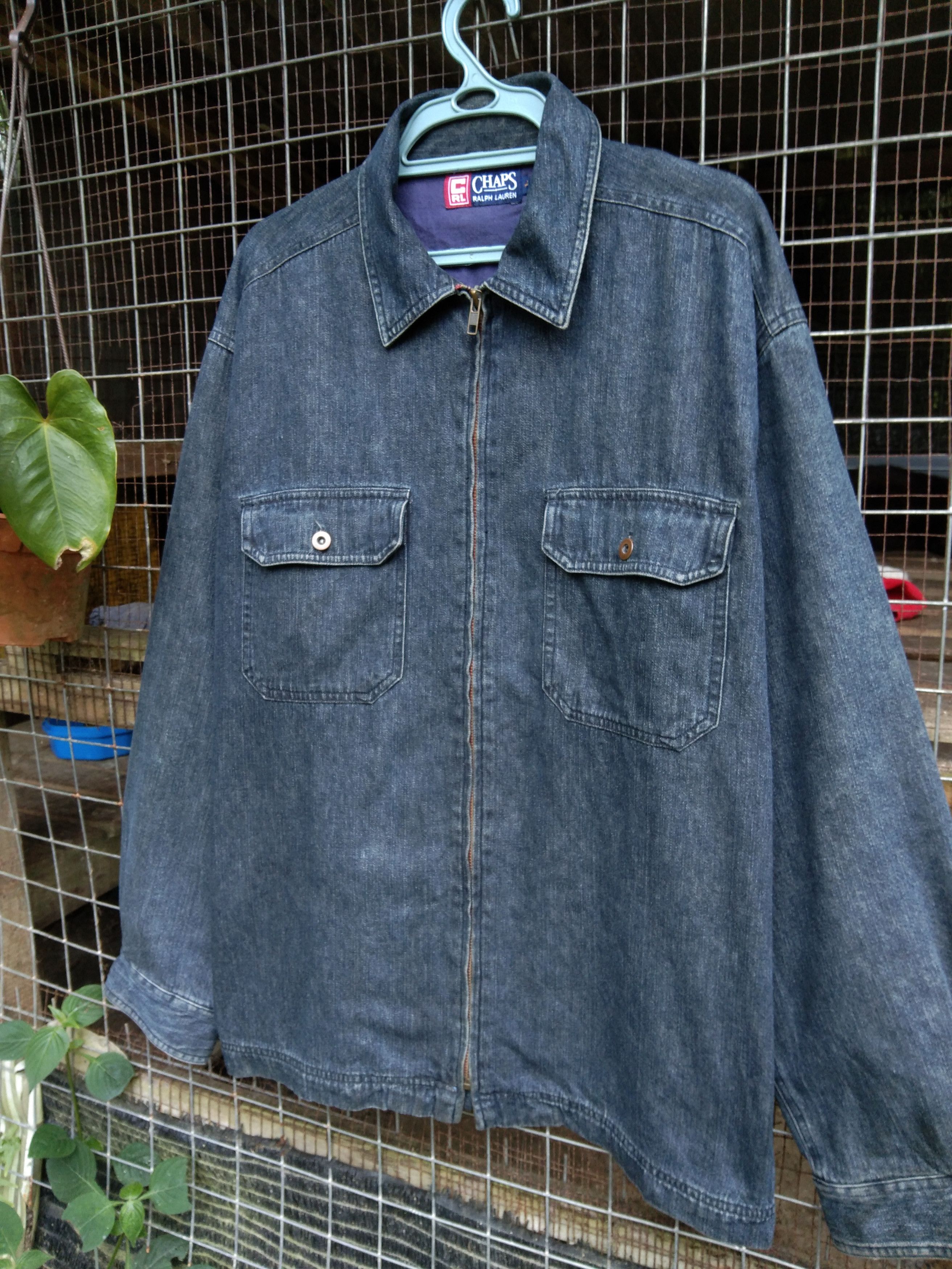 Chaps Ralph Lauren × Ralph Lauren × Vintage CHAPS RALPH LAUREN MEN'S DENIM JACKET Size US L / EU 52-54 / 3 - 2 Thumbnail