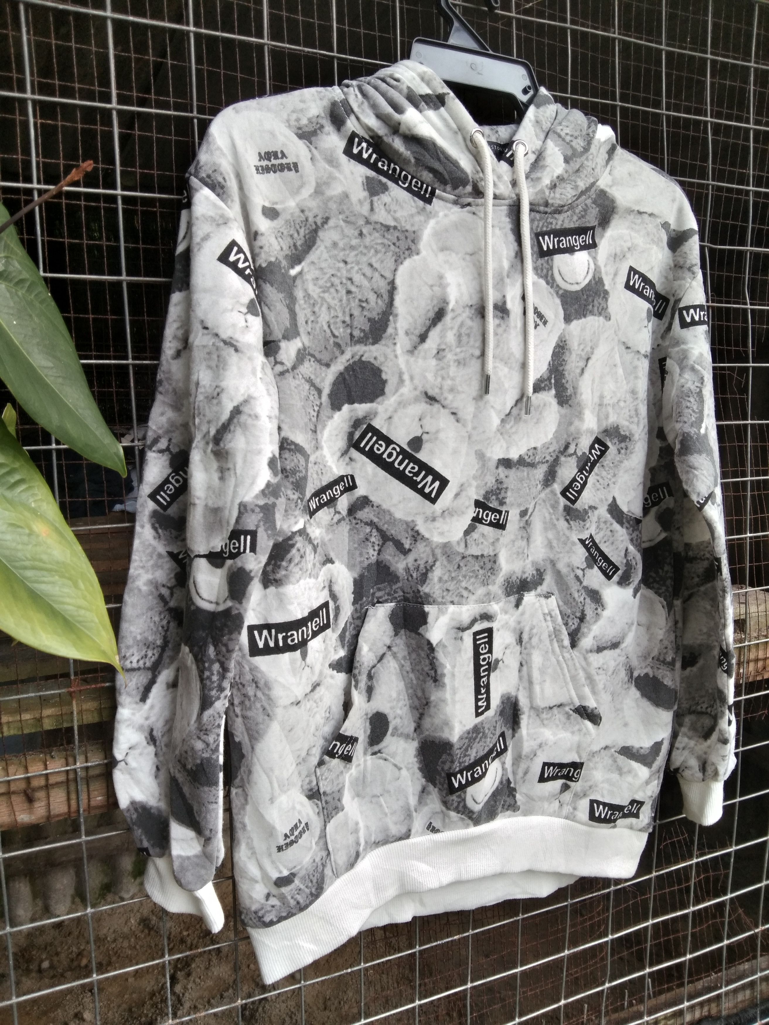 Japanese Brand AQUA HISTORY MEN'S HOODIE ALL OVER PRINT Size US M / EU 48-50 / 2 - 2 Thumbnail