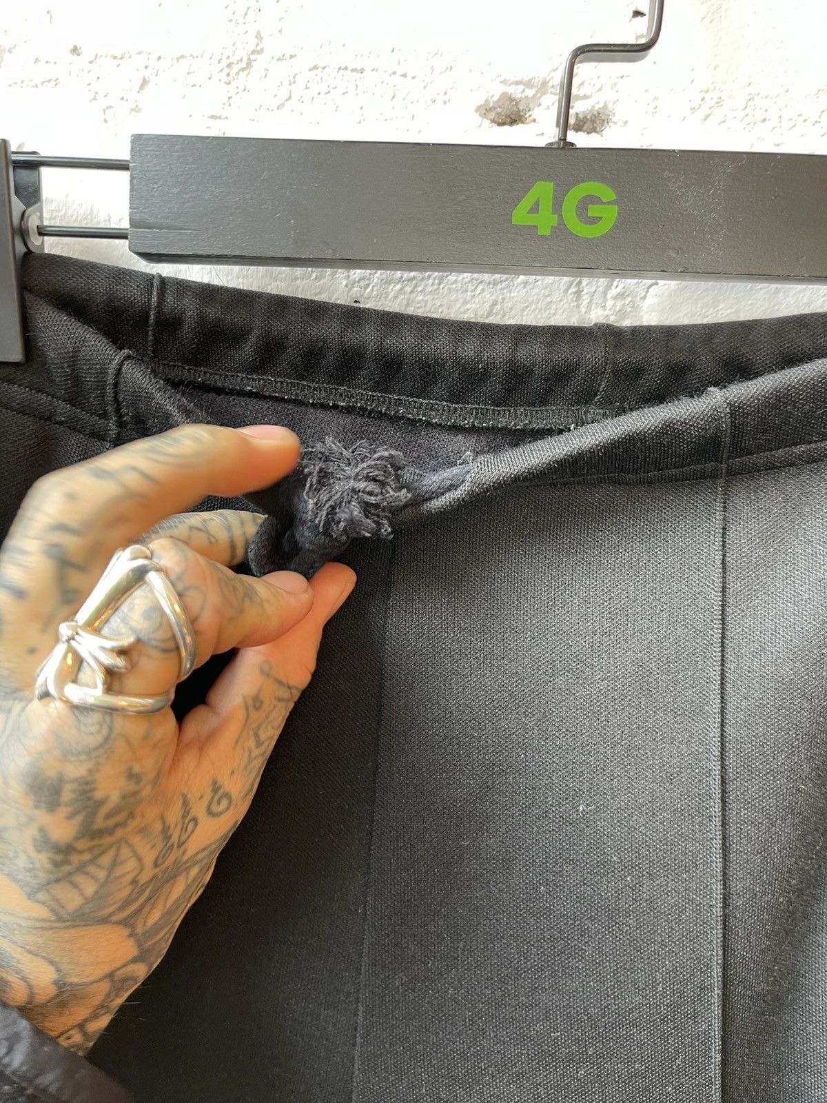 Maison Margiela Margiella Satin side stripe black sweatpants Size US 32 / EU 48 - 7 Thumbnail