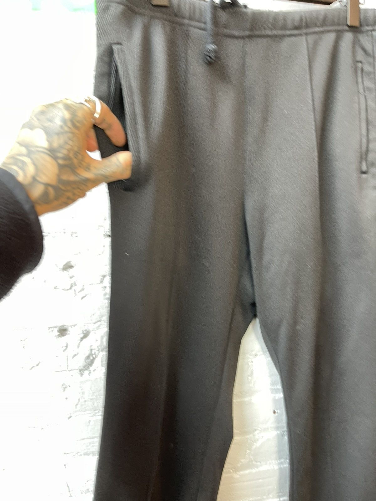 Maison Margiela Margiella Satin side stripe black sweatpants Size US 32 / EU 48 - 5 Thumbnail