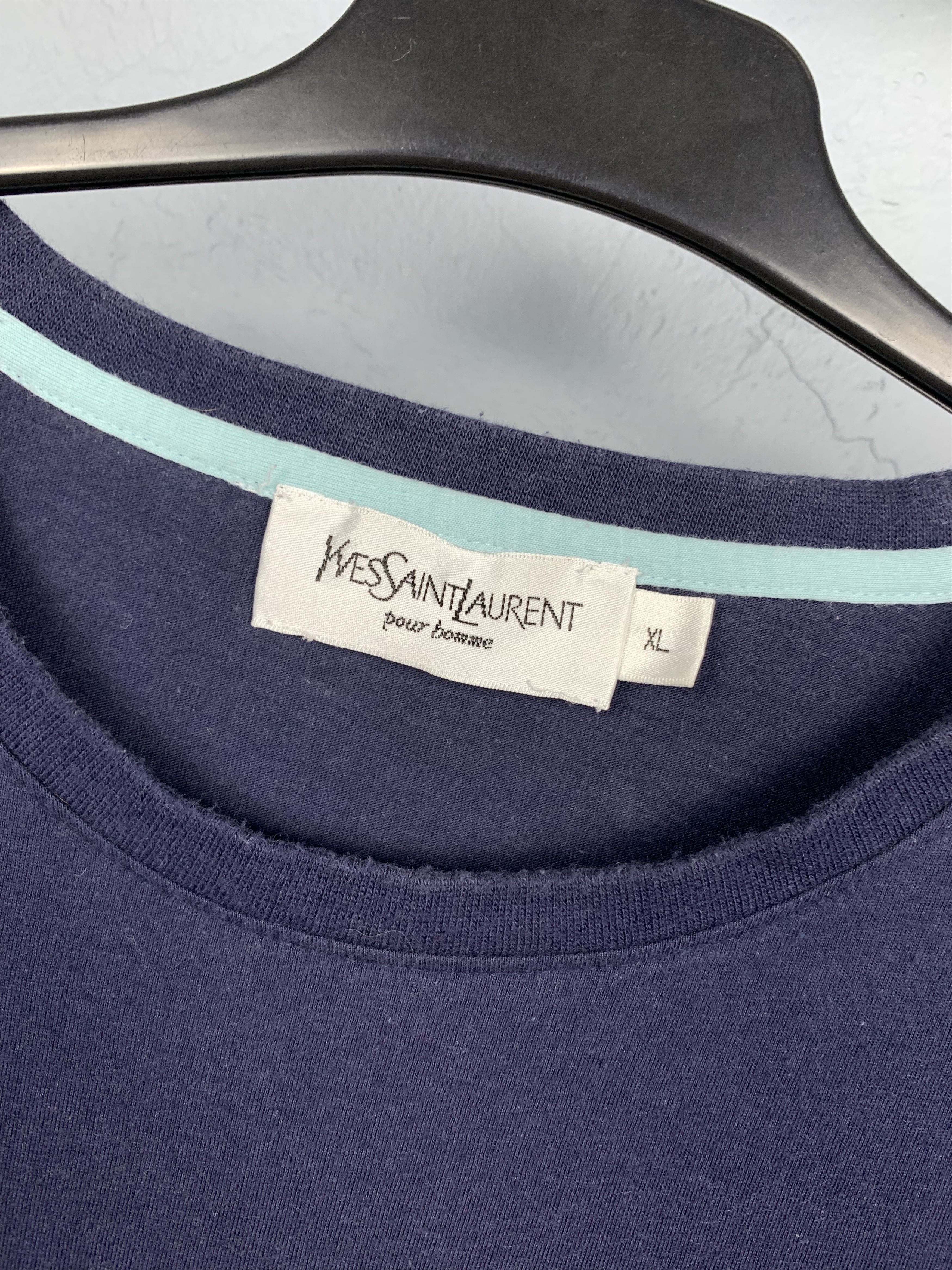 Yves Saint Laurent Yves Saint Laurent YSL Mens T-Shirt Tee Size US L / EU 52-54 / 3 - 4 Thumbnail