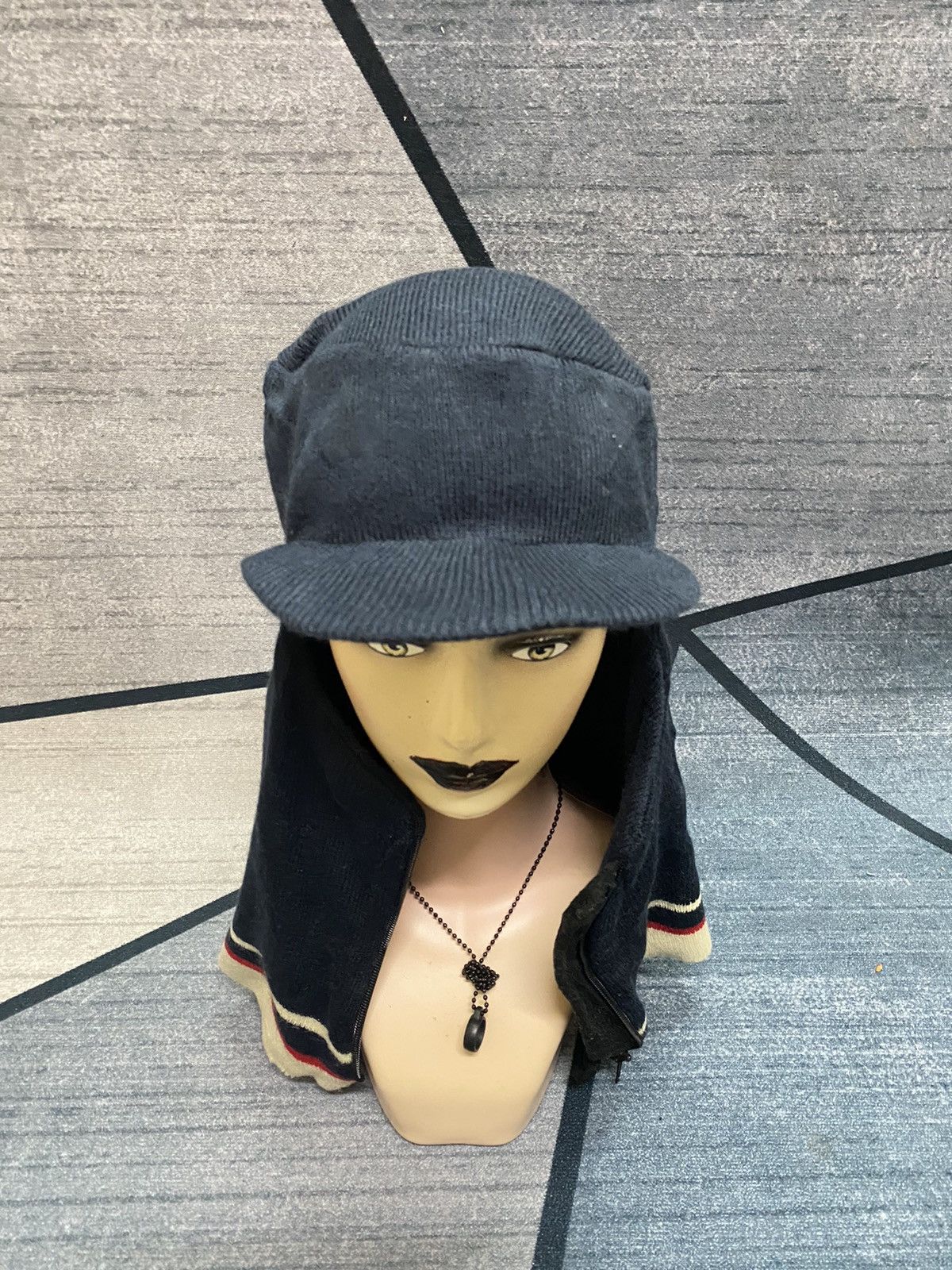 Other Unknown Japanese Brand Stripes Balaclava Streetwear Hats Size ONE SIZE - 4 Thumbnail