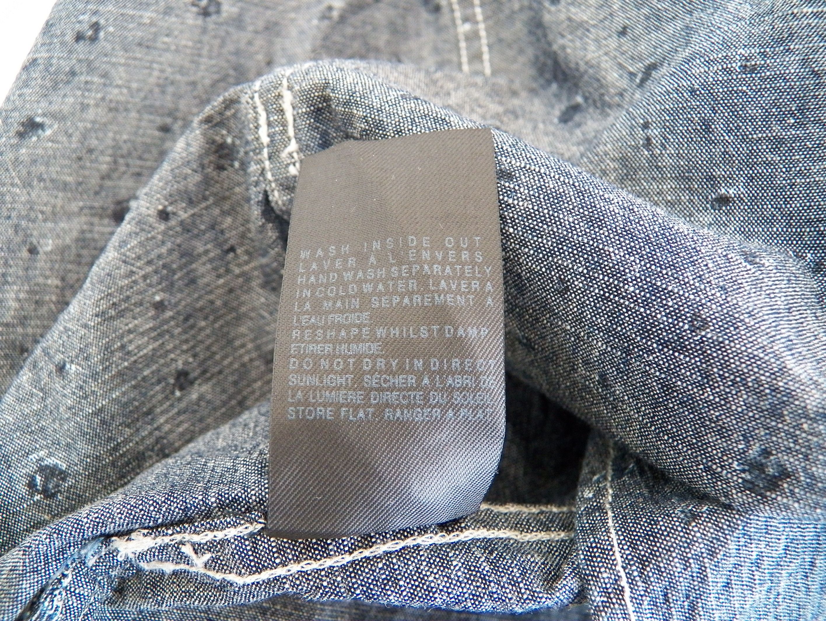 Allsaints AllSaints Carlsen Half Sleeve SHIRT chambray cotton Size US S / EU 44-46 / 1 - 5 Thumbnail