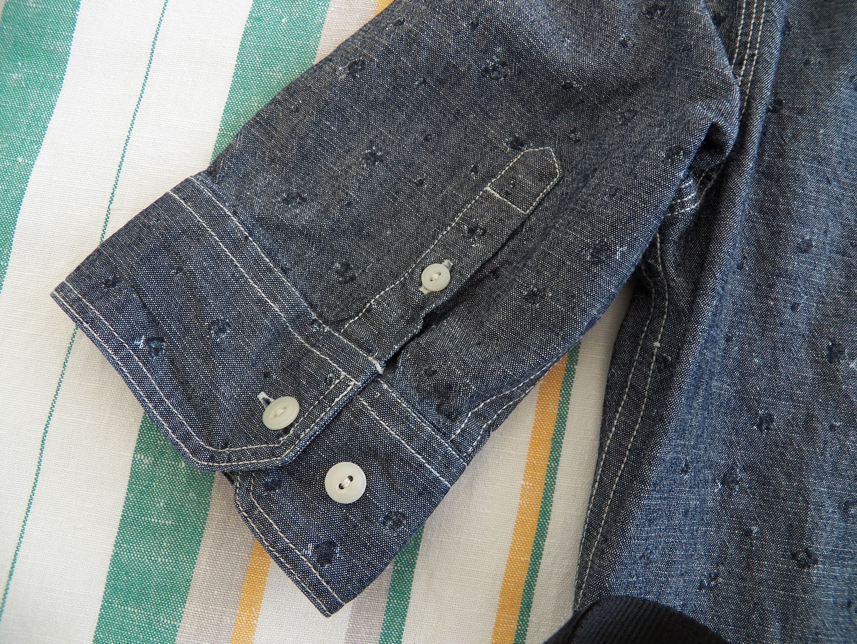 Allsaints AllSaints Carlsen Half Sleeve SHIRT chambray cotton Size US S / EU 44-46 / 1 - 8 Thumbnail
