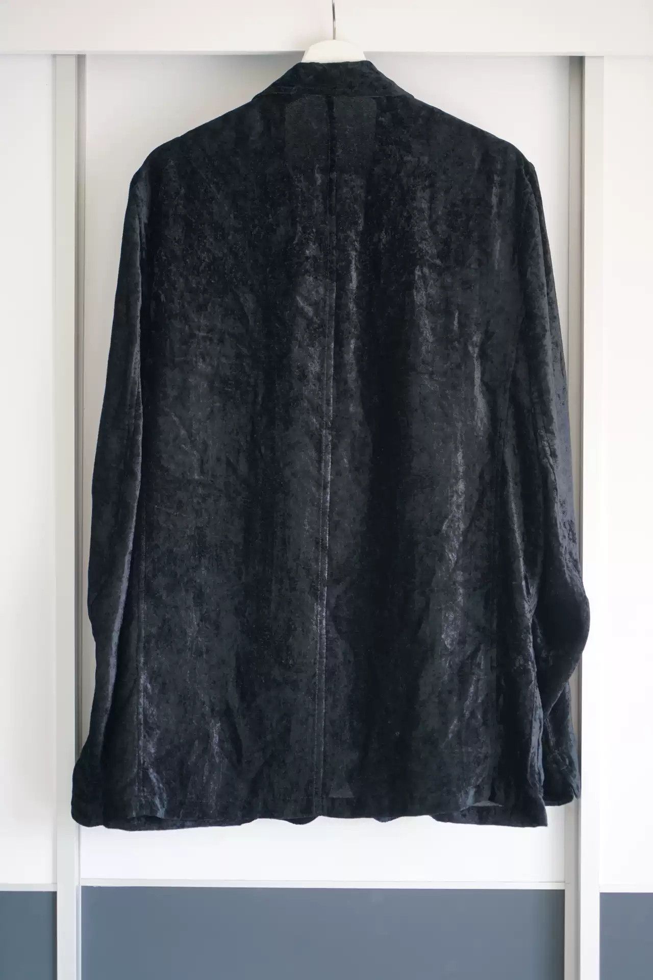 Yohji Yamamoto Yohji Yamamoto Black Velvet Suit Size US M / EU 48-50 / 2 - 2 Thumbnail