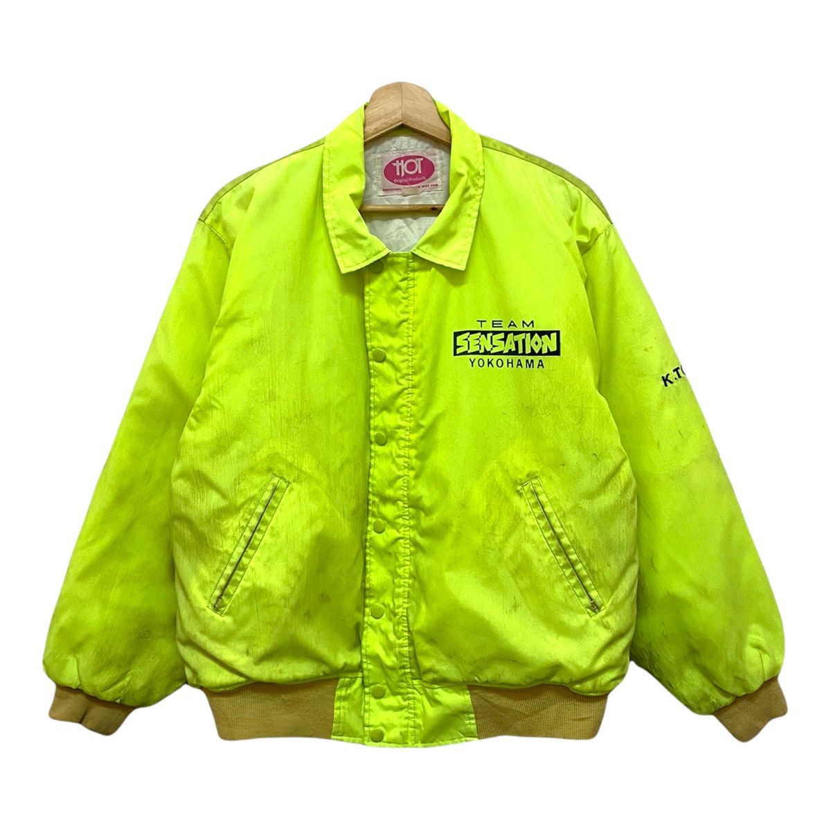 Japanese Brand 🔥YOKOHAMA STAFF 1990 SENSATION TEAM ARCHIVE BOMBER JACKET Size US M / EU 48-50 / 2 - 2 Thumbnail