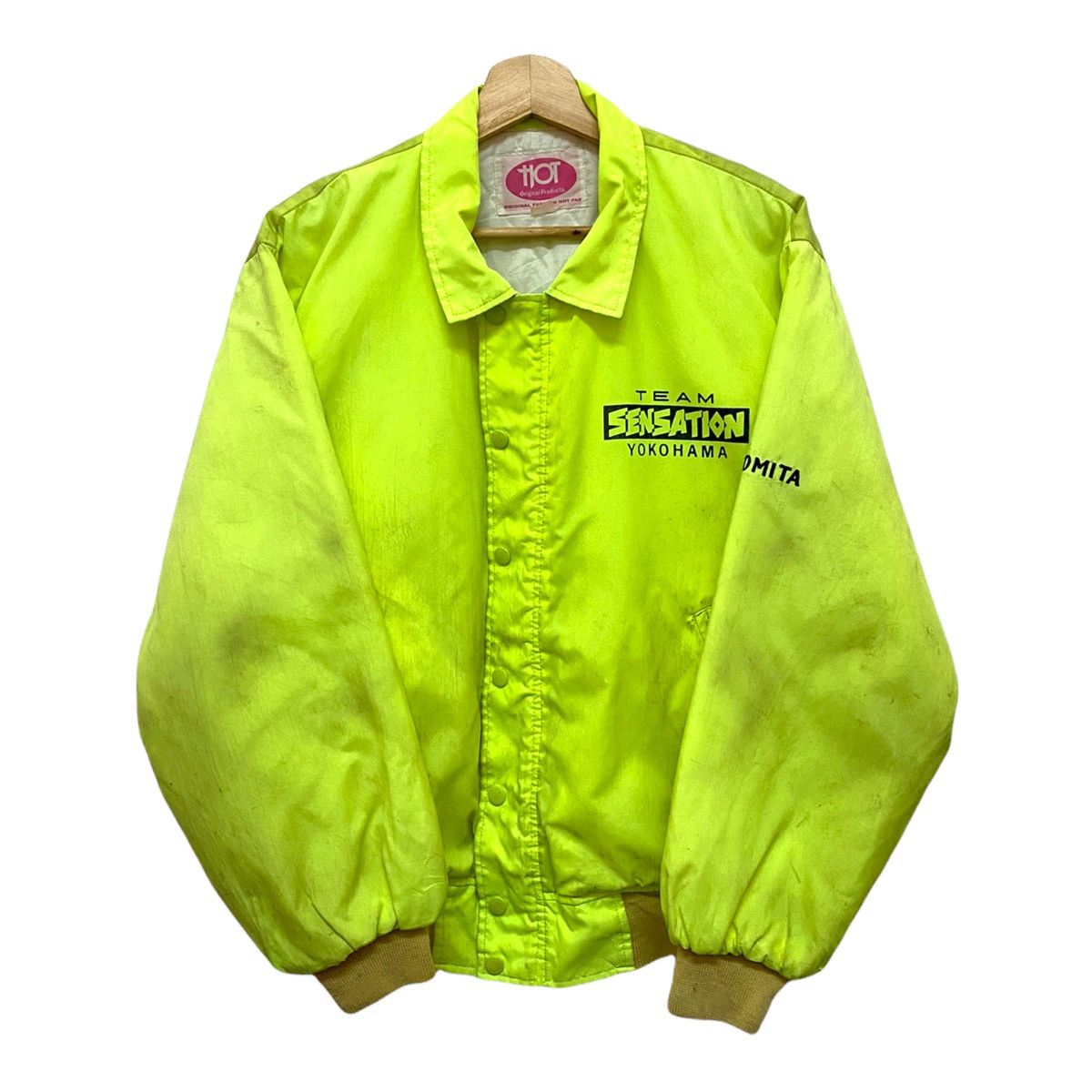 Japanese Brand 🔥YOKOHAMA STAFF 1990 SENSATION TEAM ARCHIVE BOMBER JACKET Size US M / EU 48-50 / 2 - 3 Thumbnail