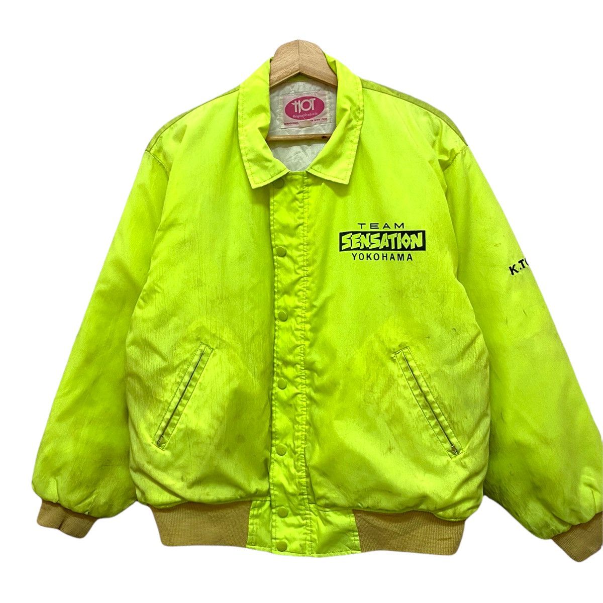 Japanese Brand 🔥YOKOHAMA STAFF 1990 SENSATION TEAM ARCHIVE BOMBER JACKET Size US M / EU 48-50 / 2 - 6 Thumbnail