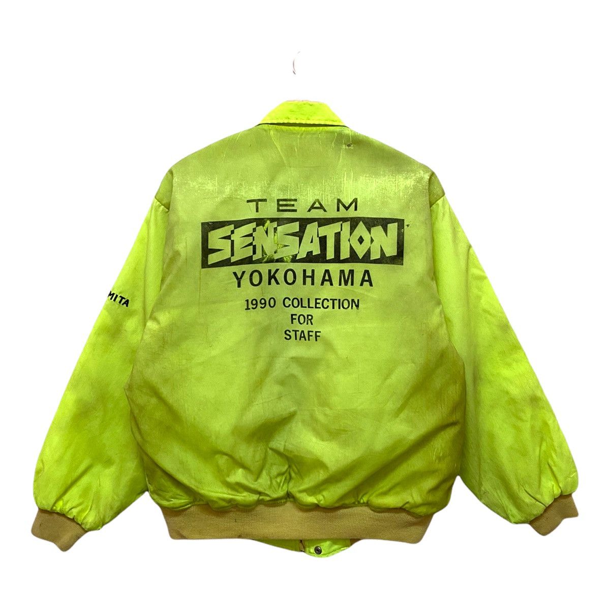 Japanese Brand 🔥YOKOHAMA STAFF 1990 SENSATION TEAM ARCHIVE BOMBER JACKET Size US M / EU 48-50 / 2 - 8 Thumbnail