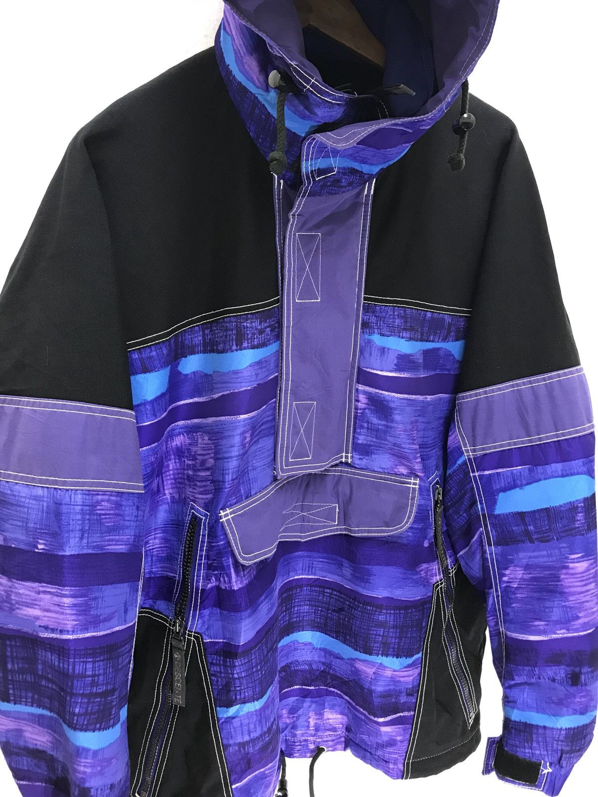 Descente Vtg 90s Descente Hoodie Outdoor Jumper Pullover Light Size US XL / EU 56 / 4 - 3 Thumbnail