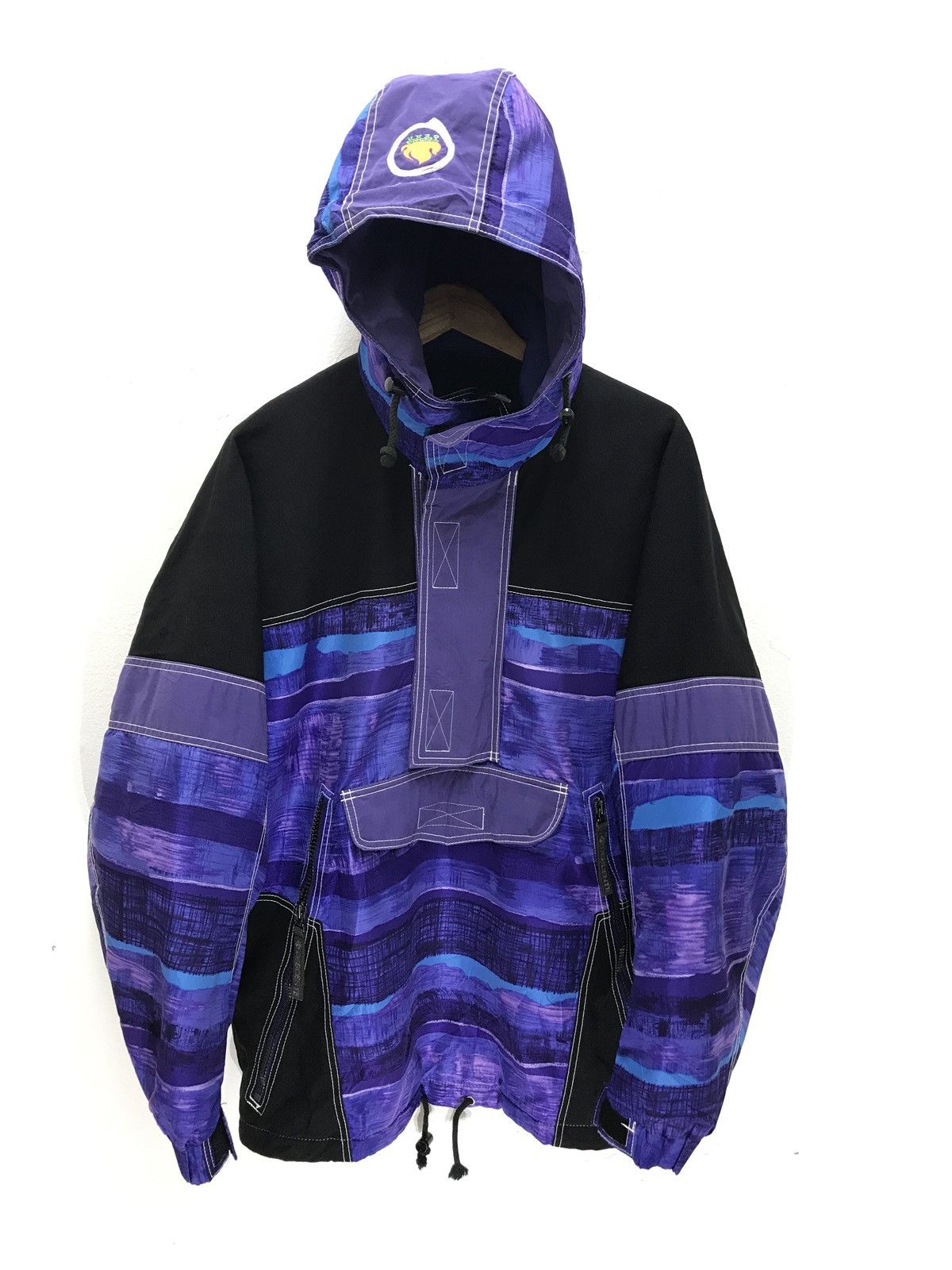 Descente Vtg 90s Descente Hoodie Outdoor Jumper Pullover Light Size US XL / EU 56 / 4 - 1 Thumbnail