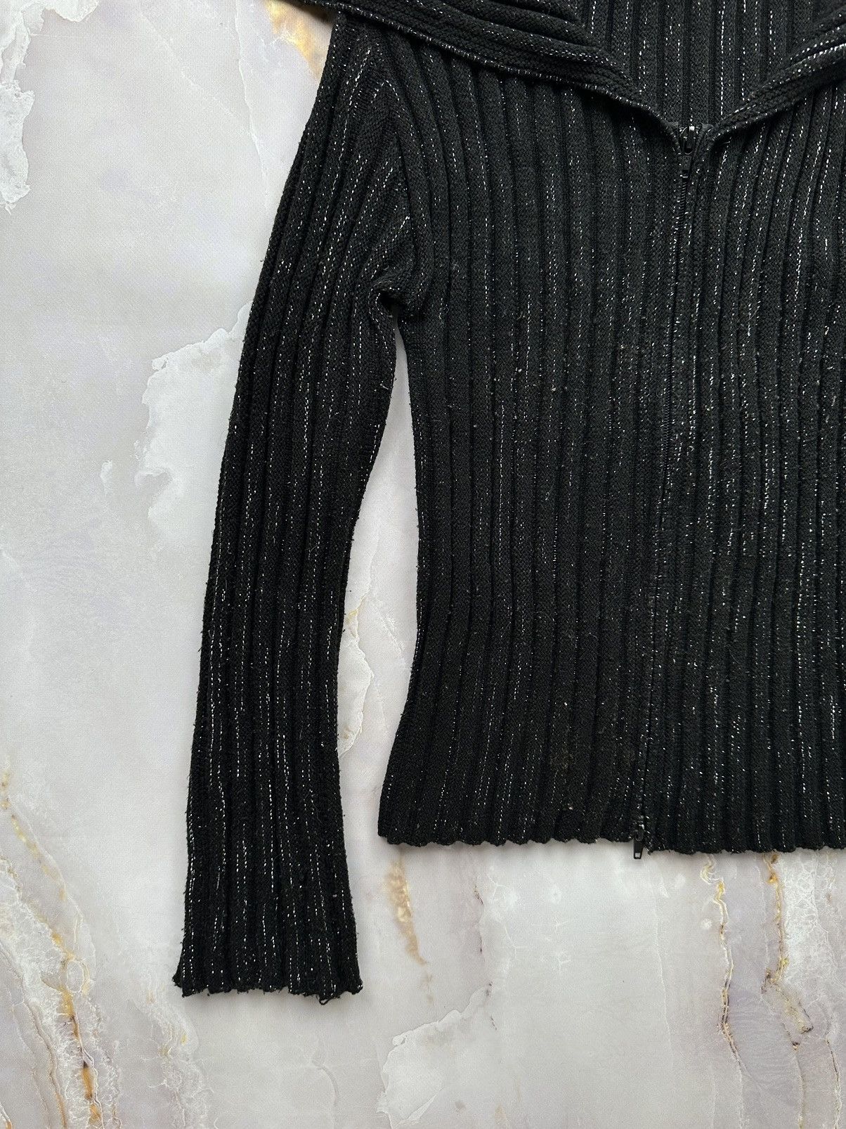 Japanese Brand Vintage Knit Zip Sweater Size S / US 4 / IT 40 - 4 Thumbnail