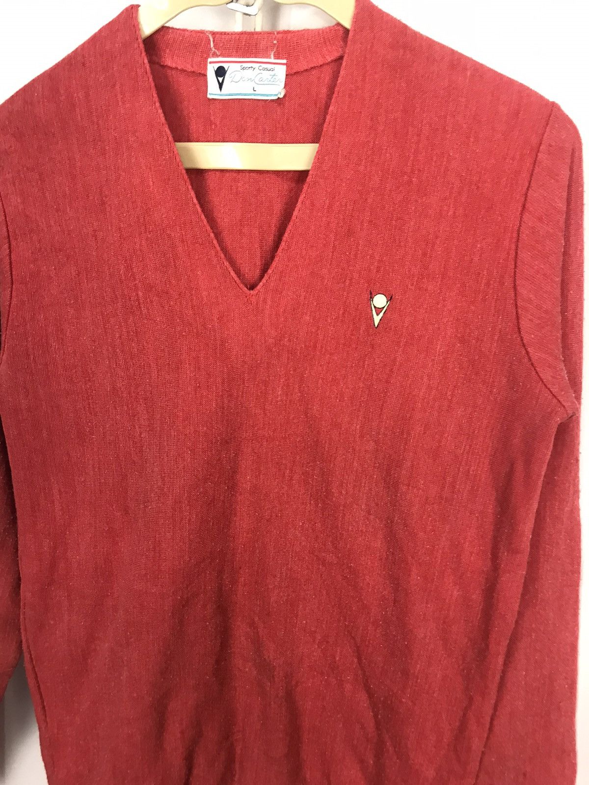 Japanese Brand × Vintage Vintage bon canter vneck wool sweatshirt Size US S / EU 44-46 / 1 - 3 Thumbnail