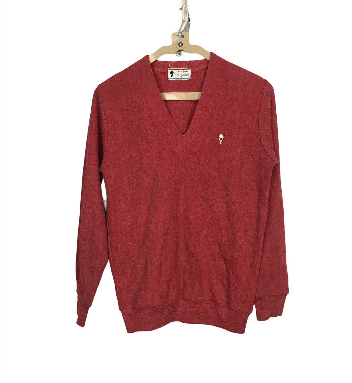 Japanese Brand × Vintage Vintage bon canter vneck wool sweatshirt Size US S / EU 44-46 / 1 - 1 Thumbnail