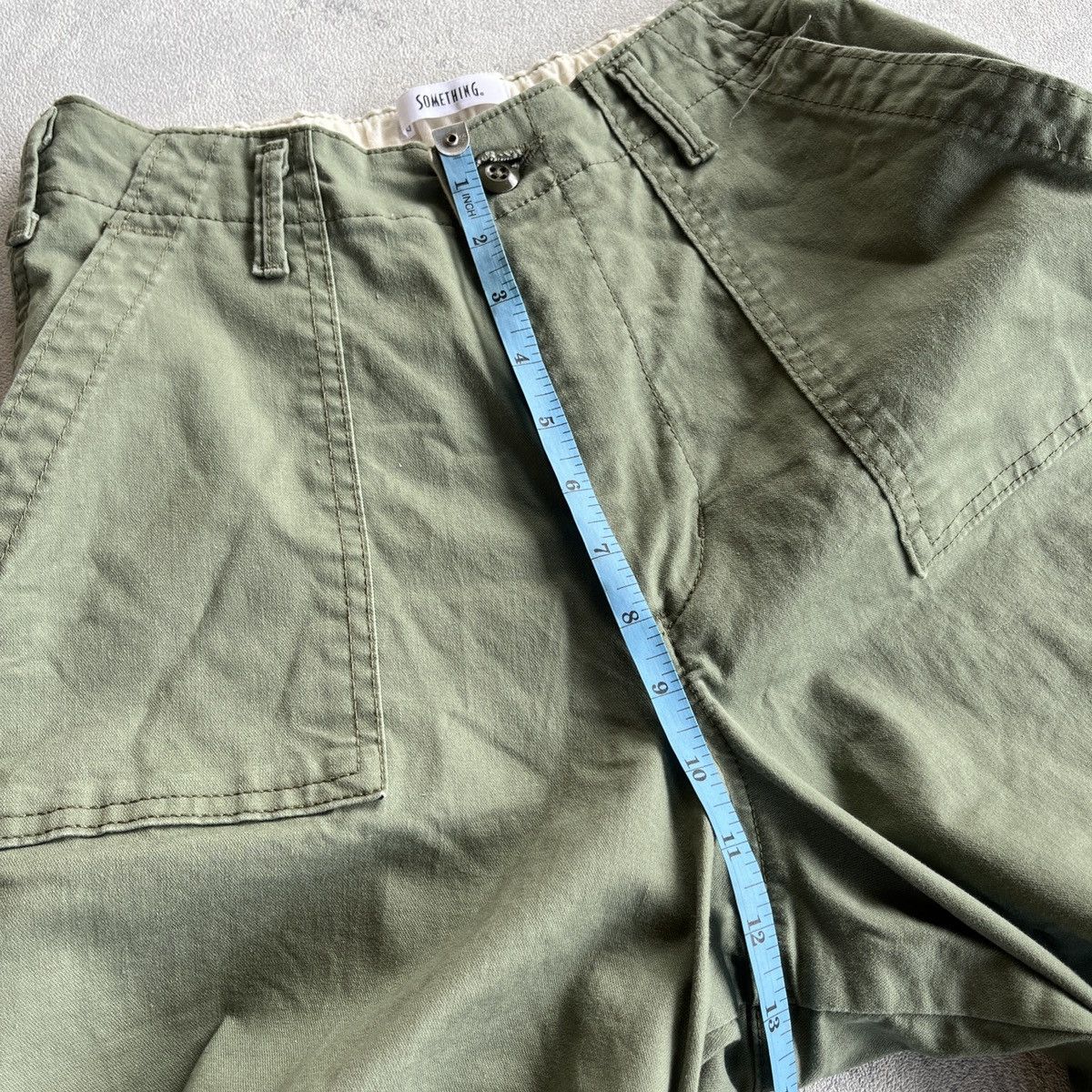 Japanese Brand Y2K Something Super Wide Baloon Fatigue Pants Size US 28 / EU 44 - 5 Thumbnail