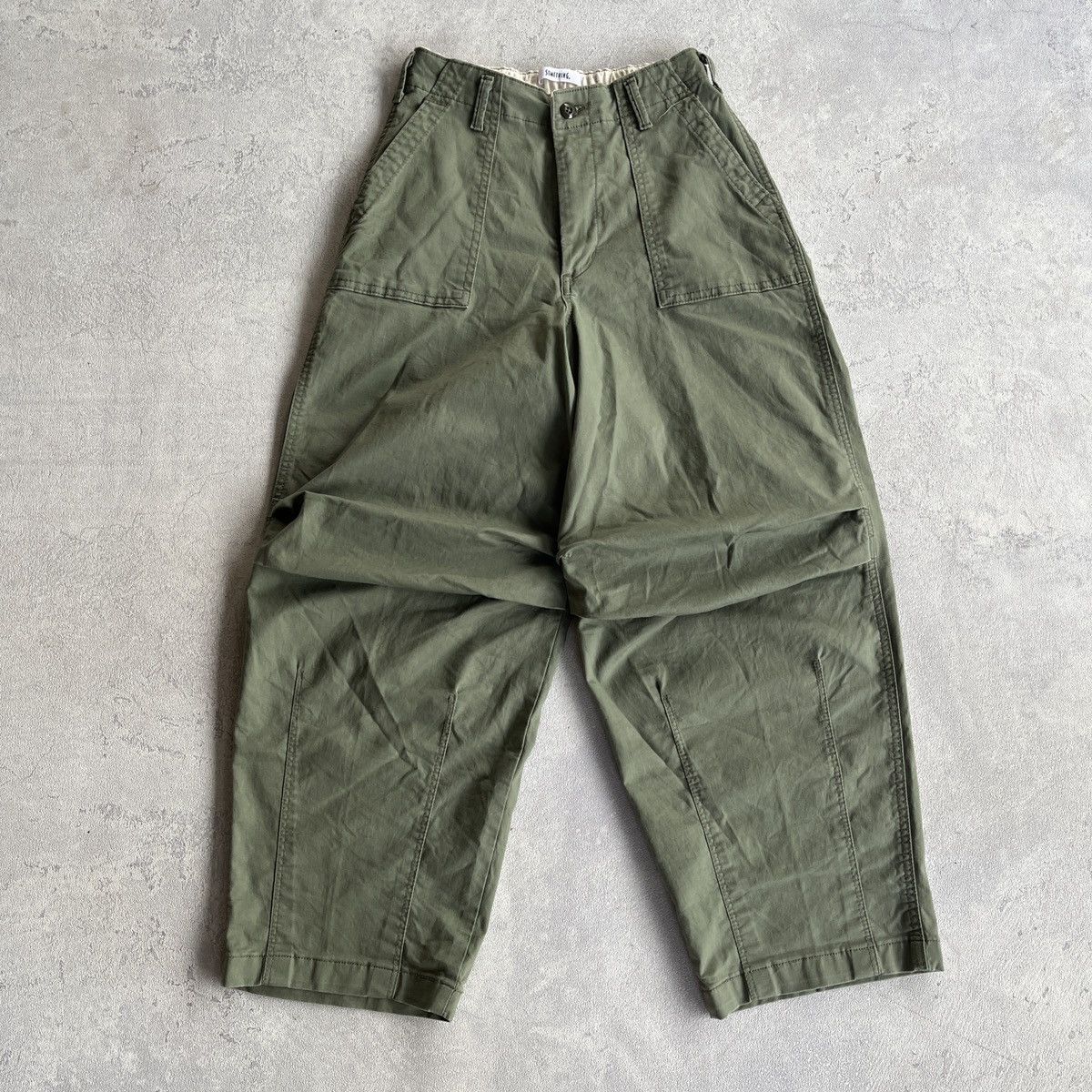 Japanese Brand Y2K Something Super Wide Baloon Fatigue Pants Size US 28 / EU 44 - 1 Thumbnail