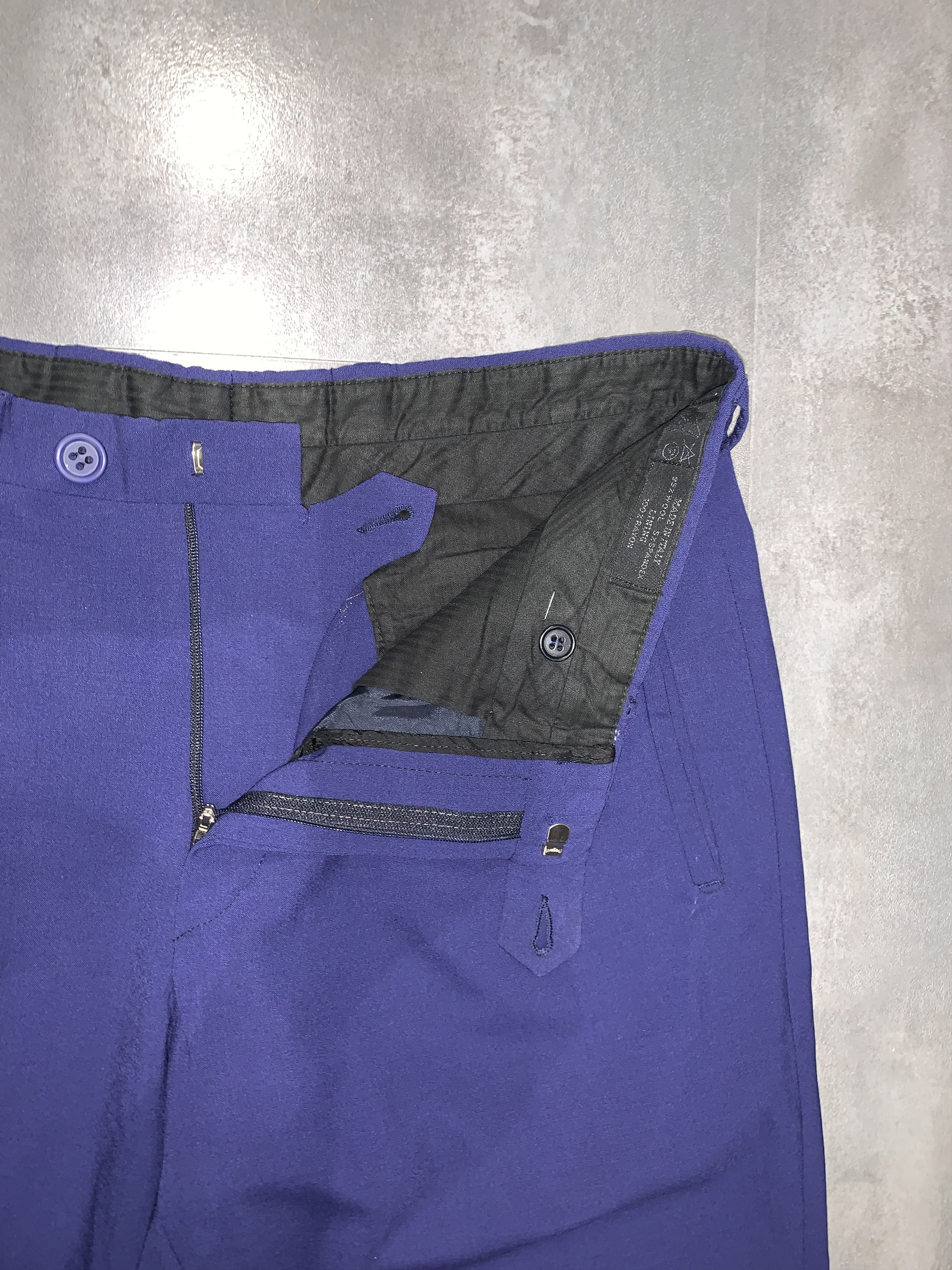 Prada Prada Blue Wool Casual Pants Size US 34 / EU 50 - 12 Thumbnail