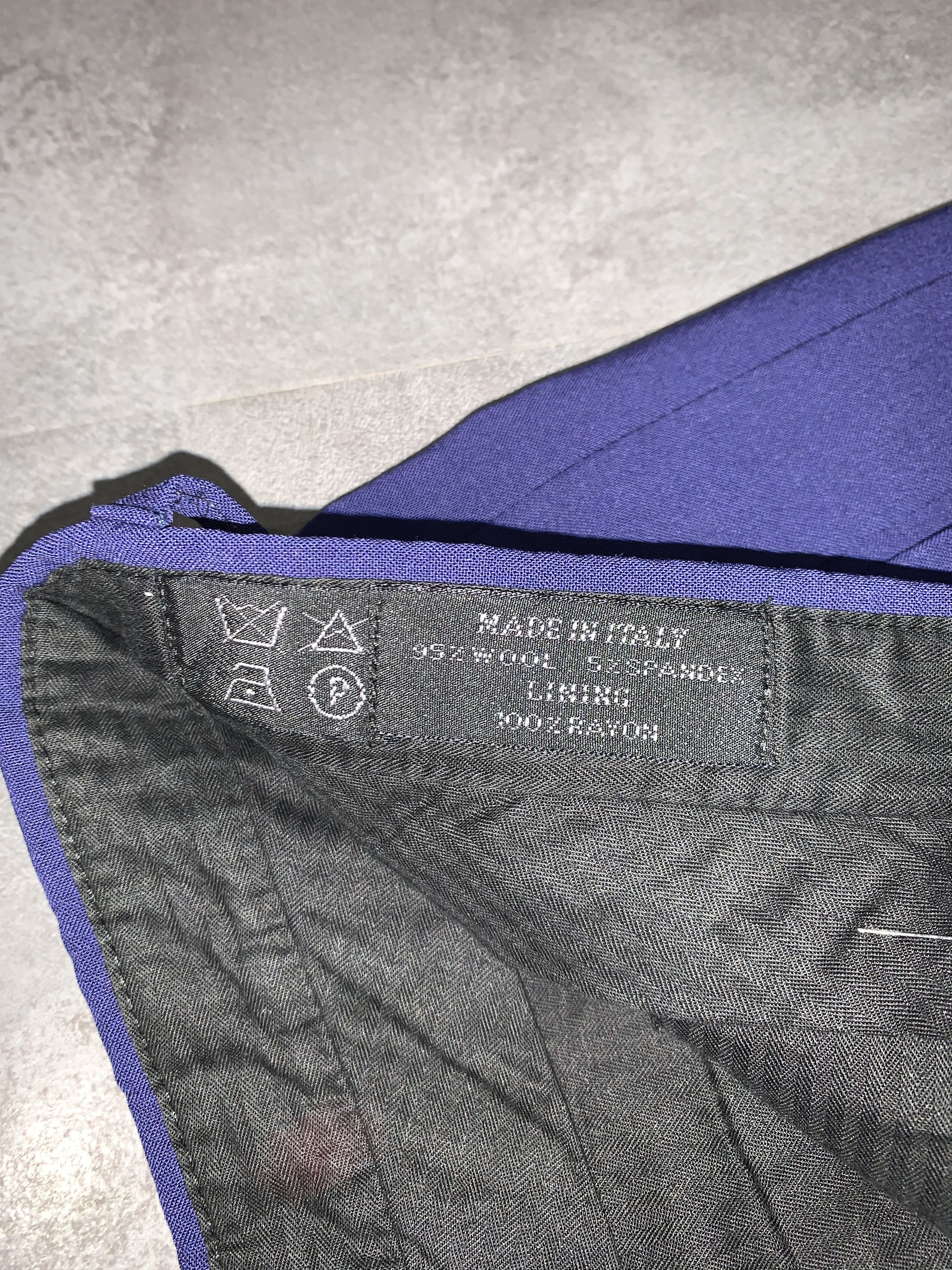 Prada Prada Blue Wool Casual Pants Size US 34 / EU 50 - 13 Thumbnail