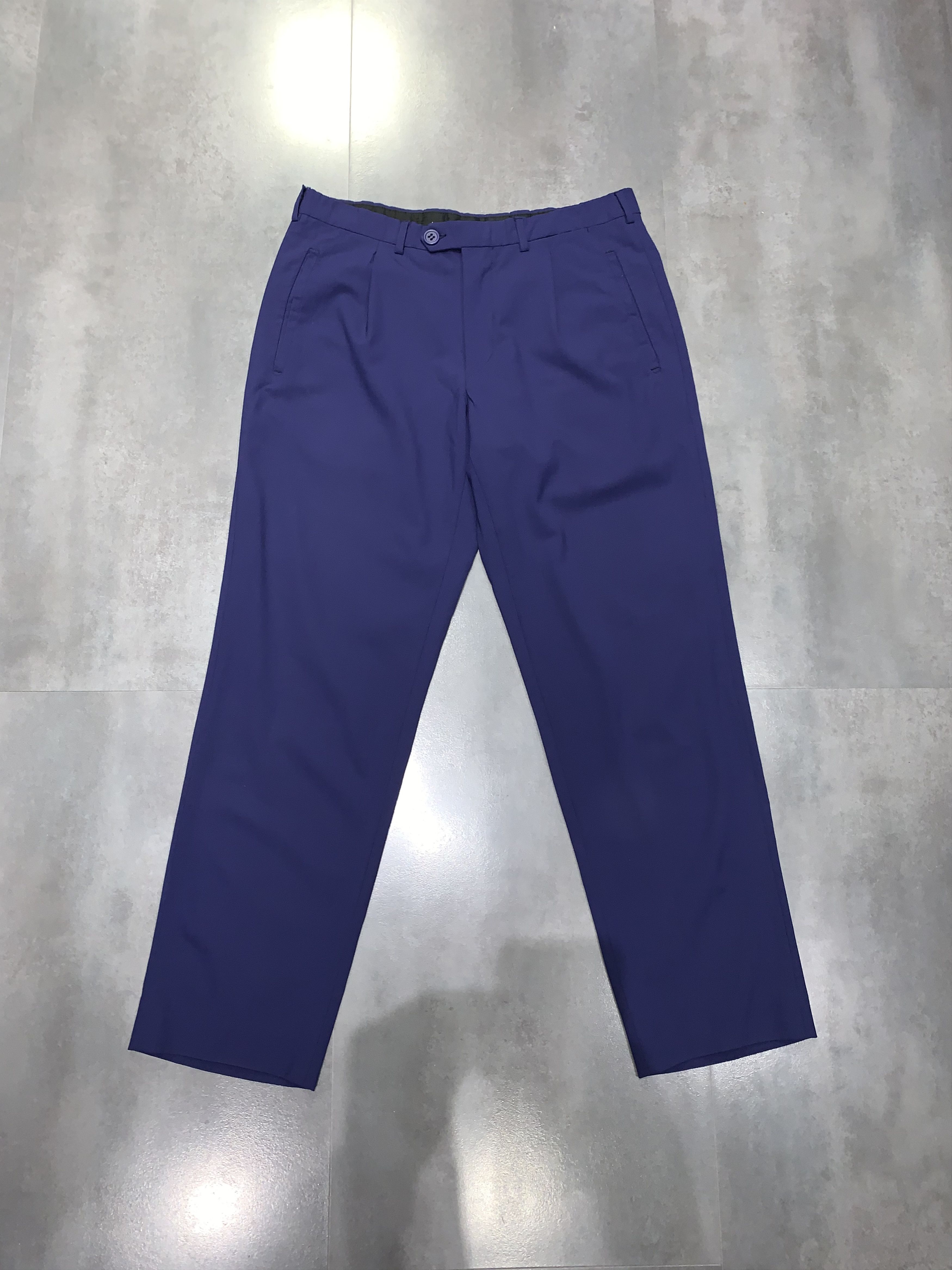 Prada Prada Blue Wool Casual Pants Size US 34 / EU 50 - 7 Thumbnail