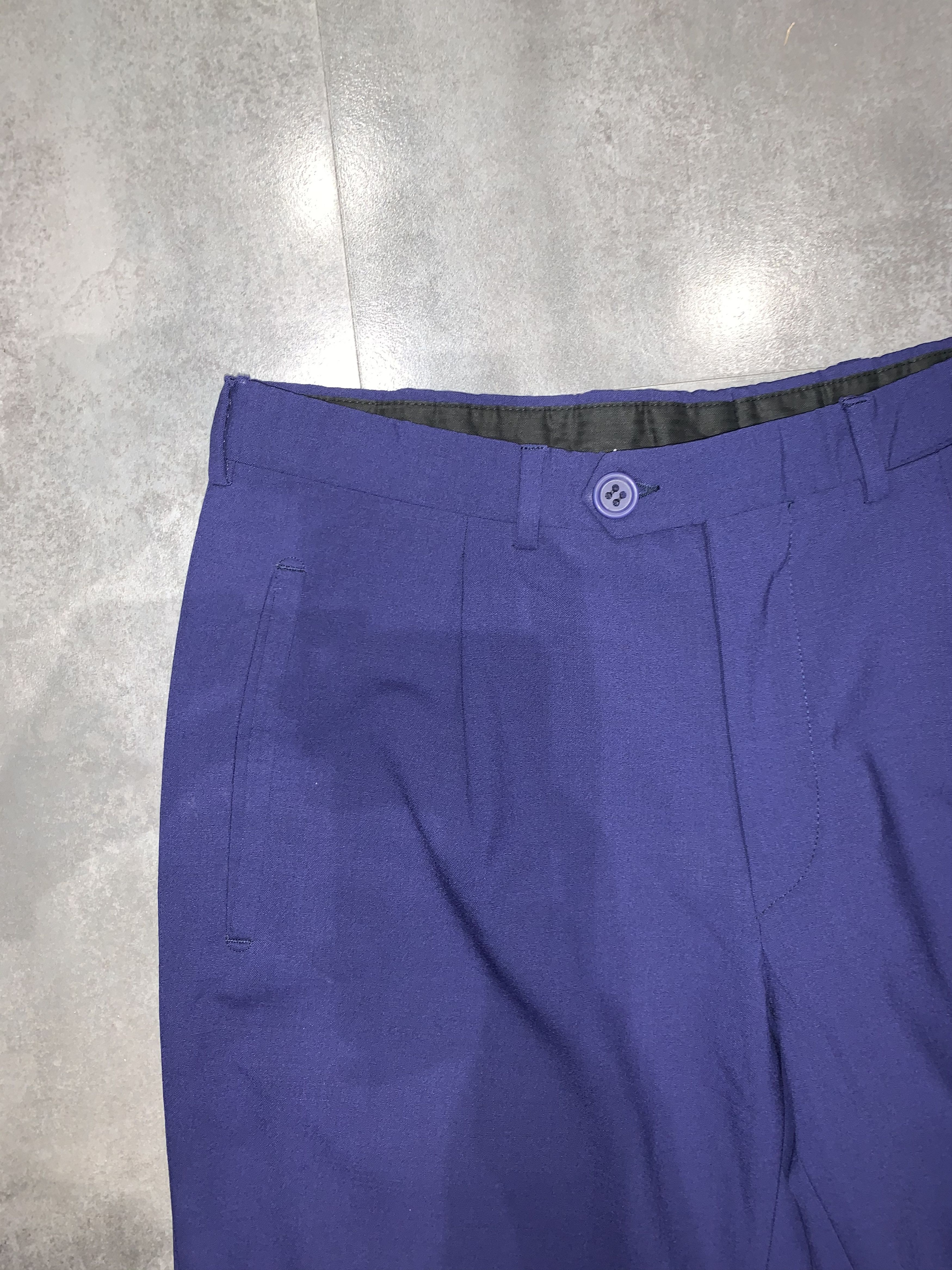Prada Prada Blue Wool Casual Pants Size US 34 / EU 50 - 9 Thumbnail
