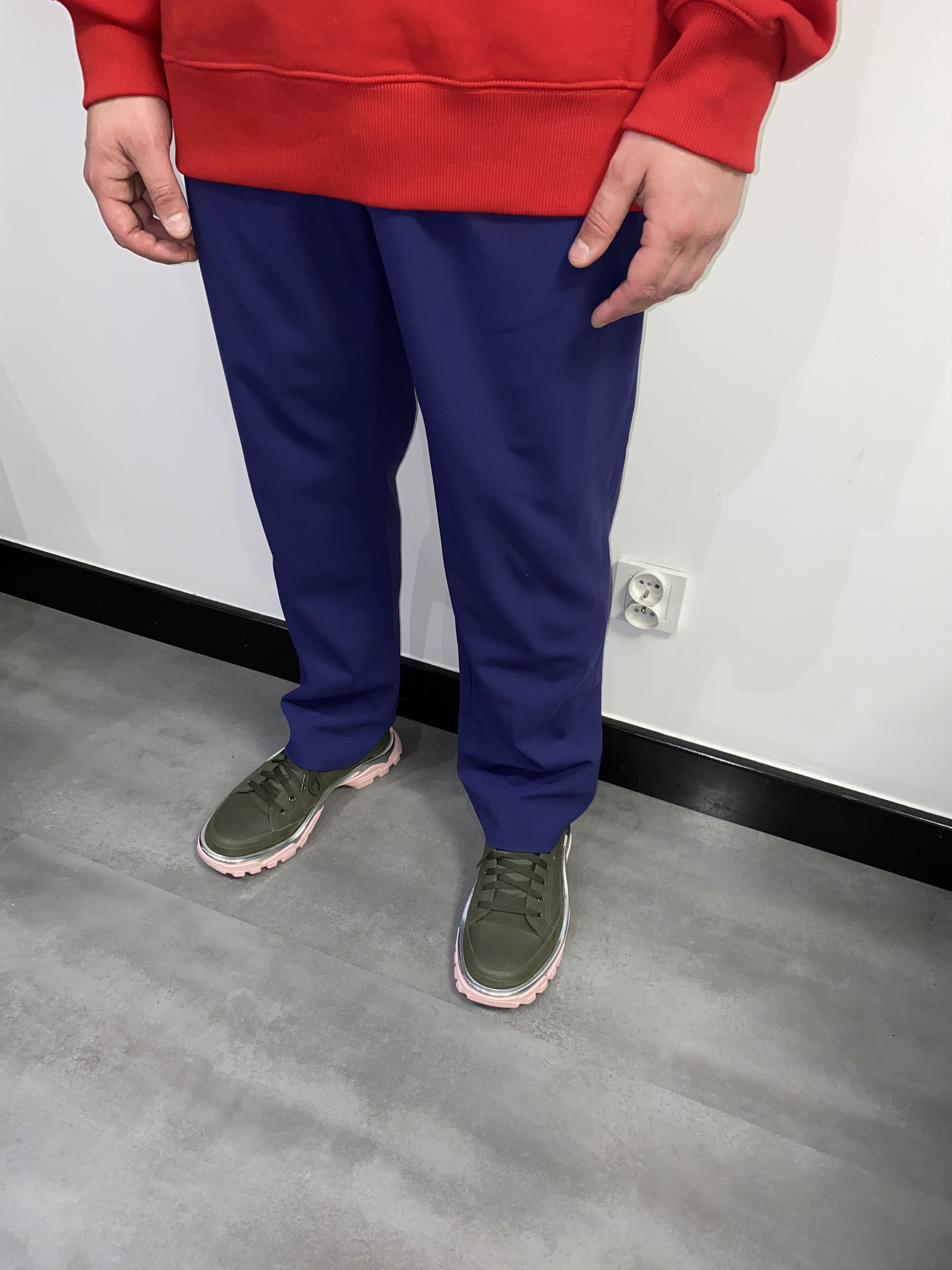 Prada Prada Blue Wool Casual Pants Size US 34 / EU 50 - 1 Thumbnail