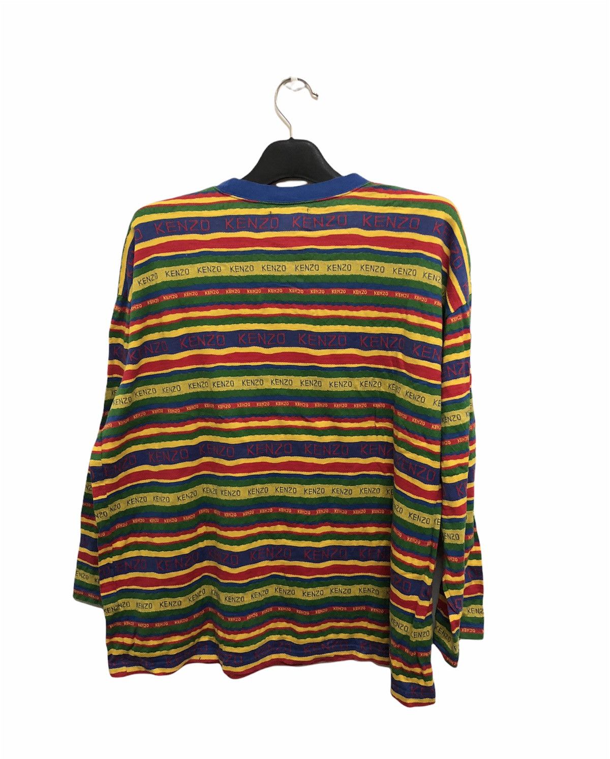 Kenzo Kenzo Monogram Design Nice Colour Long Sleeve Shirt Size US M / EU 48-50 / 2 - 2 Thumbnail