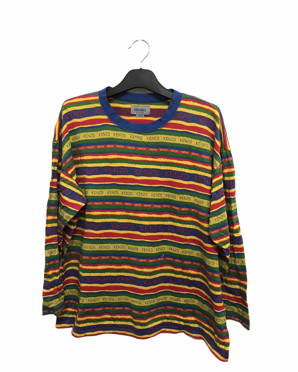 Kenzo Kenzo Monogram Design Nice Colour Long Sleeve Shirt Size US M / EU 48-50 / 2 - 1 Thumbnail