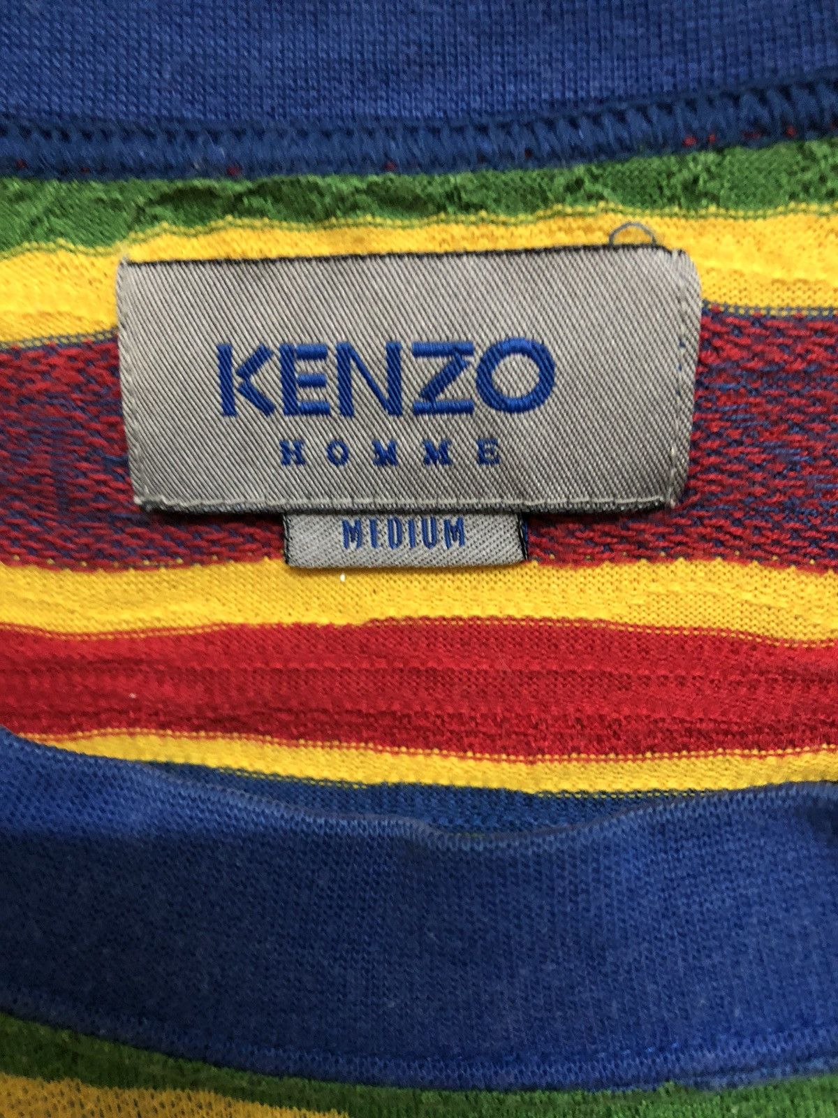 Kenzo Kenzo Monogram Design Nice Colour Long Sleeve Shirt Size US M / EU 48-50 / 2 - 3 Thumbnail