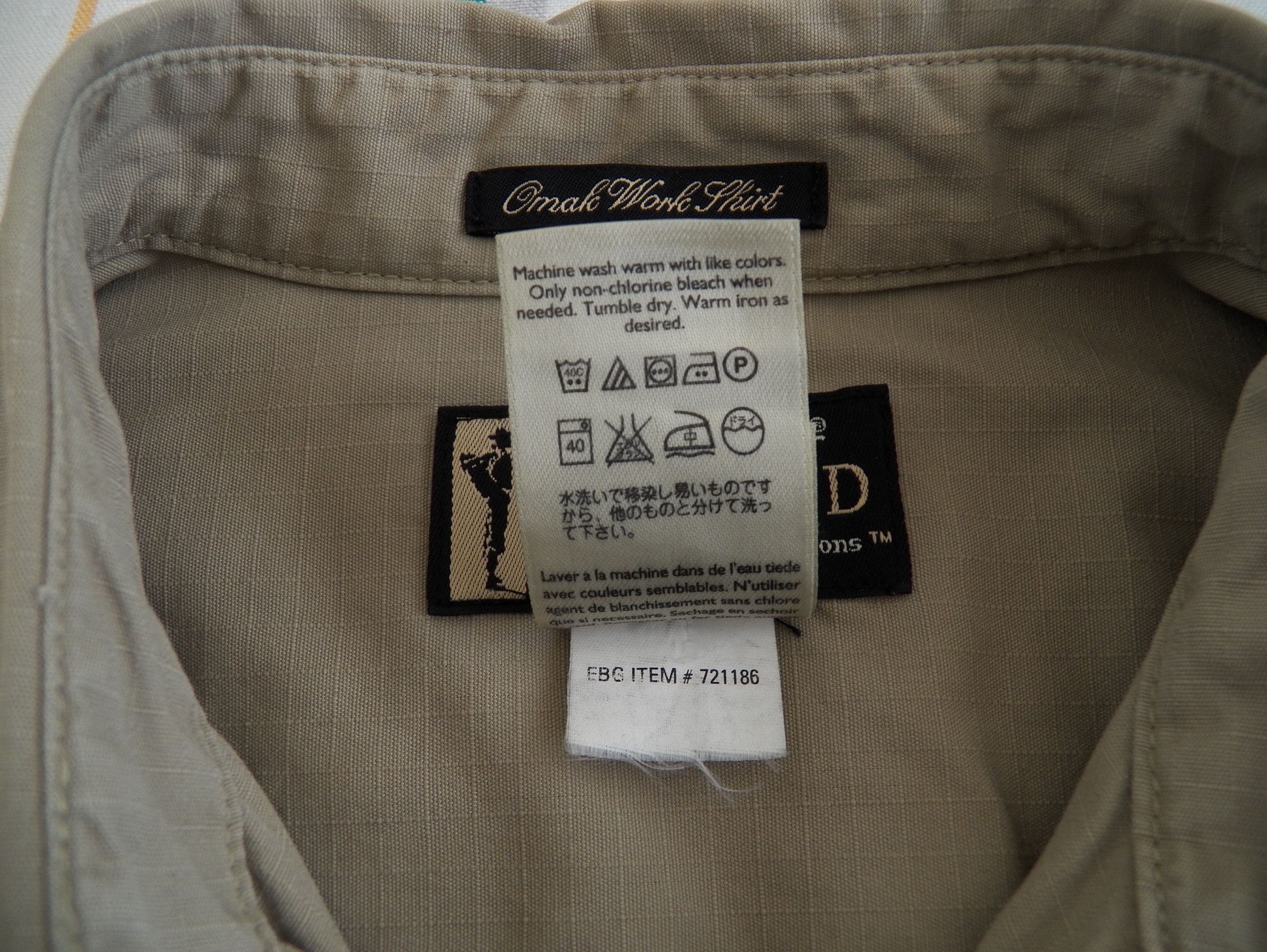 Eddie Bauer Eddie Bauer Legend Omak Work Shirt tan cotton long sleeve Size US M / EU 48-50 / 2 - 5 Thumbnail