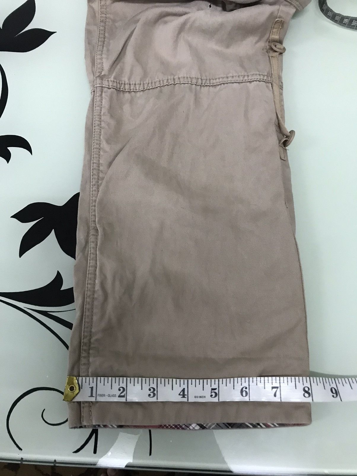 Japanese Brand Nice❗️Real Crush Clothing Patchwork Distressed Cargo Pants Size US 33 - 23 Thumbnail
