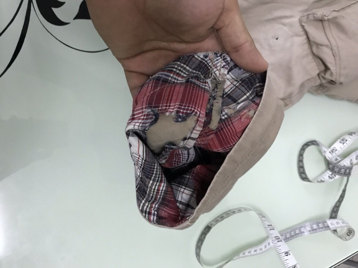 Japanese Brand Nice❗️Real Crush Clothing Patchwork Distressed Cargo Pants Size US 33 - 17 Thumbnail