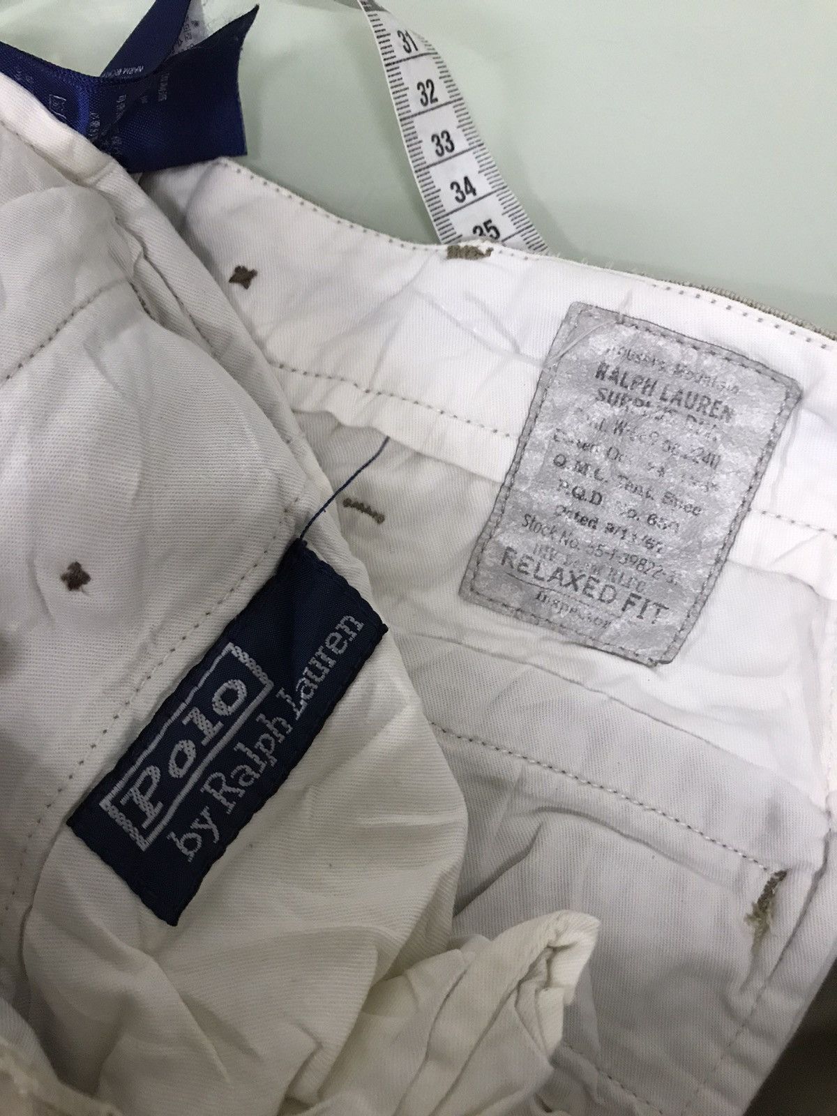 Polo Ralph Lauren Vintage Polo Ralph Lauren Double Knee Cargo Pants Size US 34 / EU 50 - 18 Thumbnail