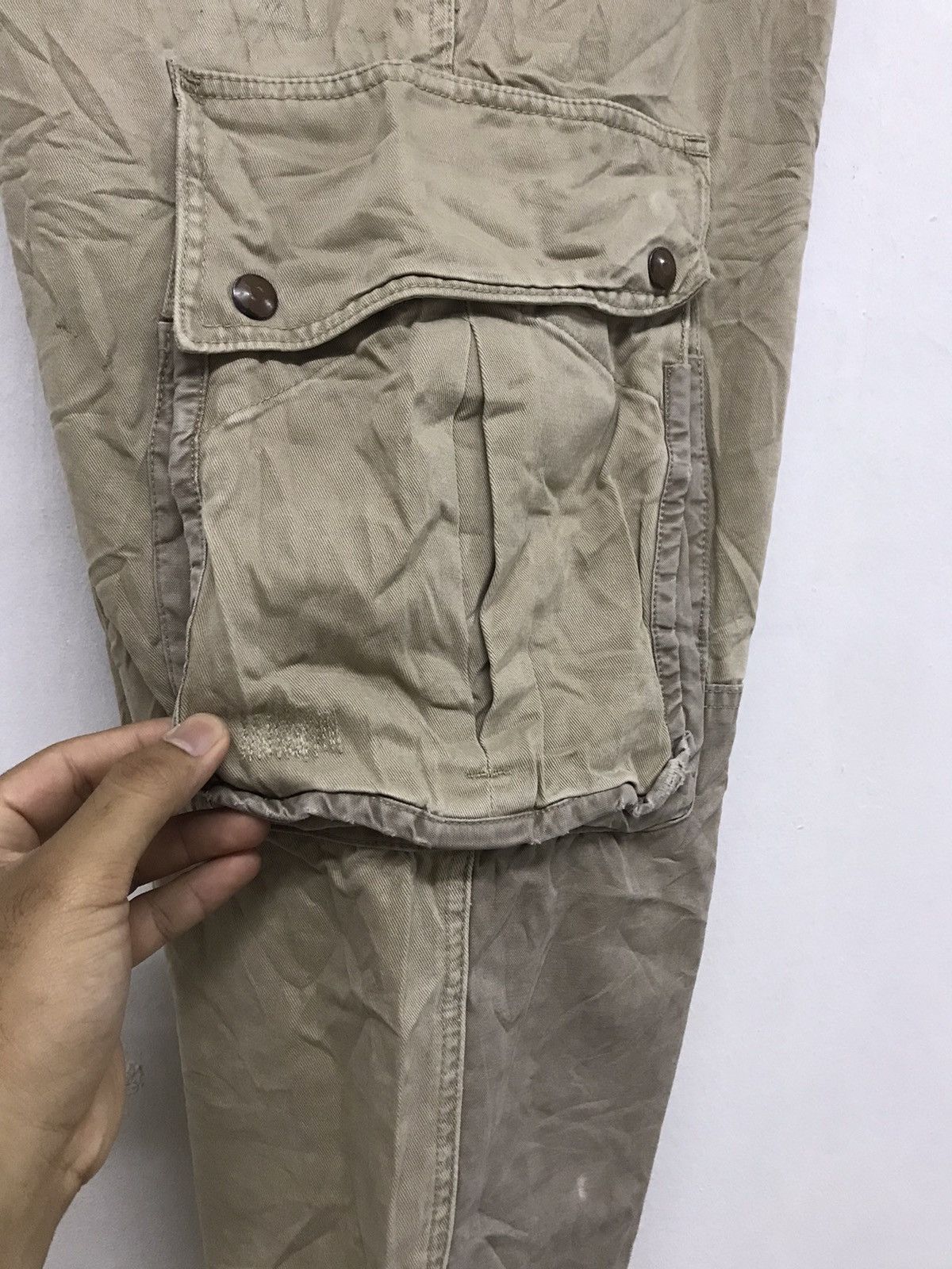 Polo Ralph Lauren Vintage Polo Ralph Lauren Double Knee Cargo Pants Size US 34 / EU 50 - 15 Thumbnail